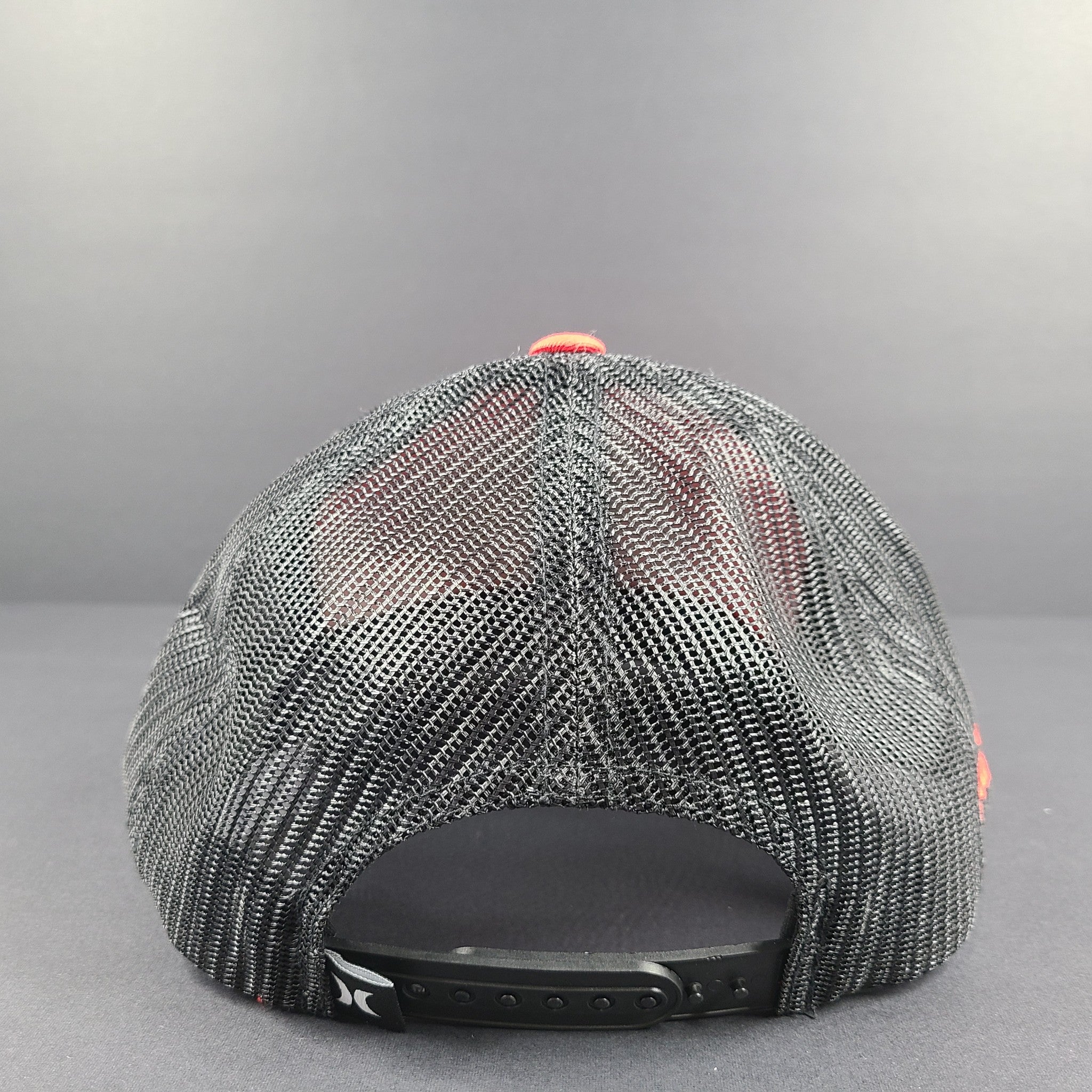 Hurley Adult Men's Staple Trucker Hat Mesh Snapback Adjustable Cap Red One Size