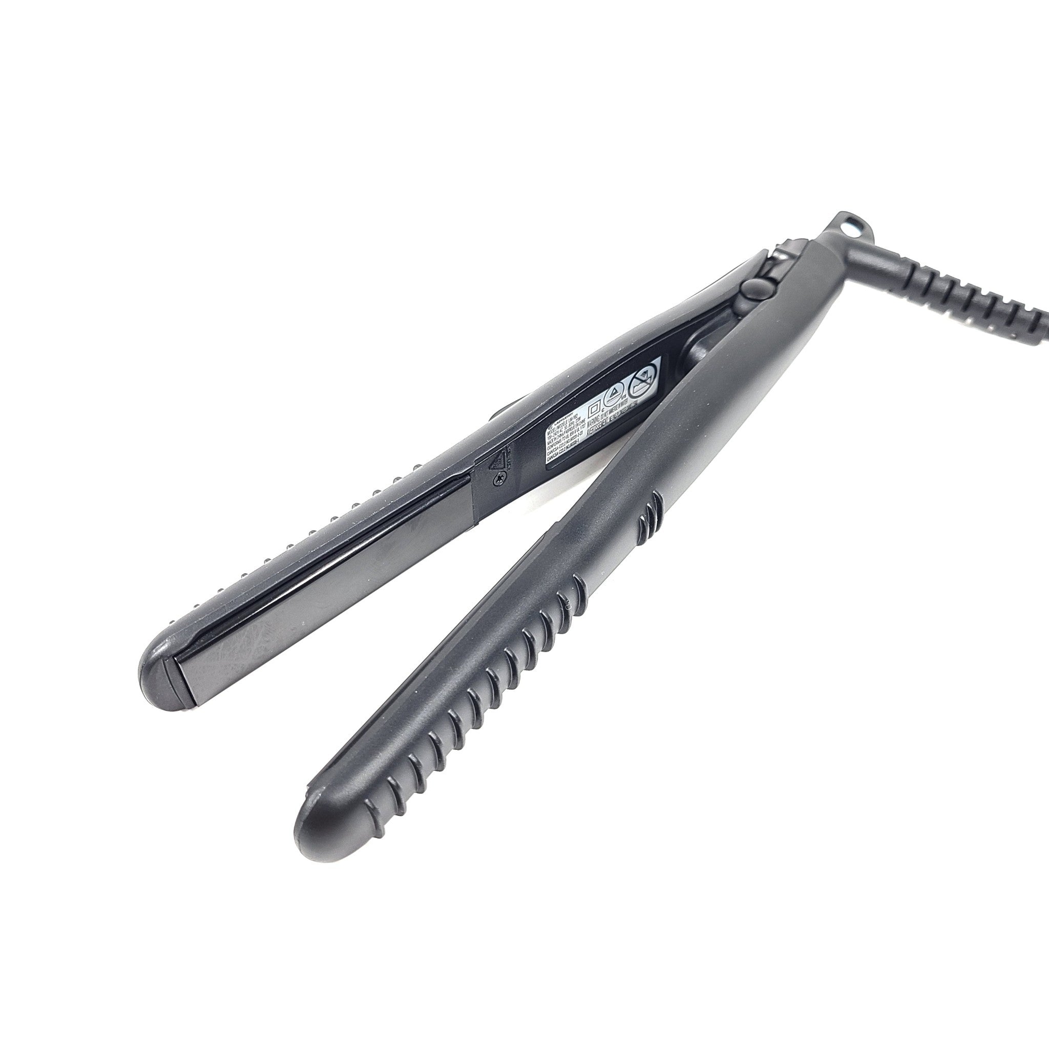 Lovani Mini Flat Iron Hair Straightener Titanium 0.5 in Portable Travel Sz Black