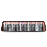 The Colour Institute Make My Lips 15 pc Mini Lip Color Set Lipsticks Pink Red