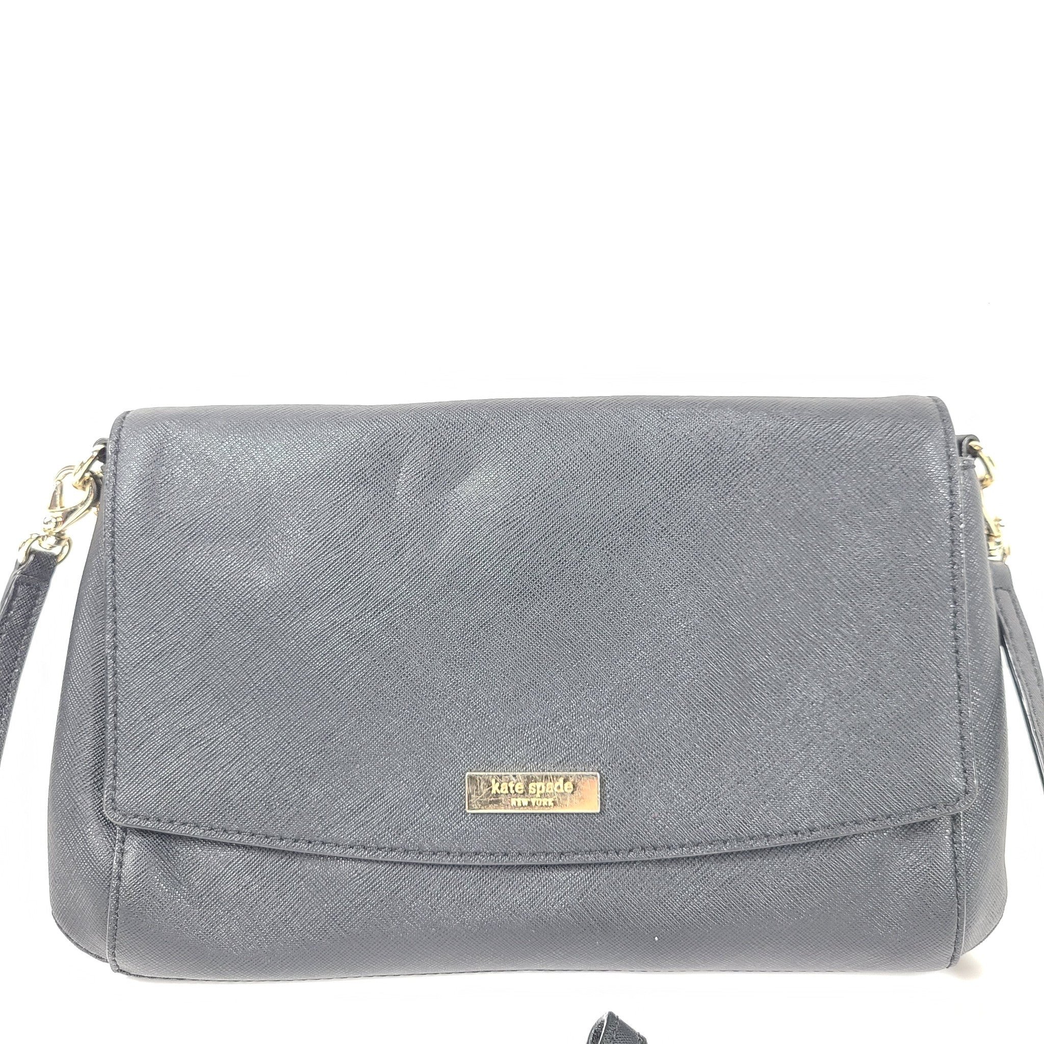 Kate Spade New York Kenzie Small Convertible Crossbody Purse PVC Black