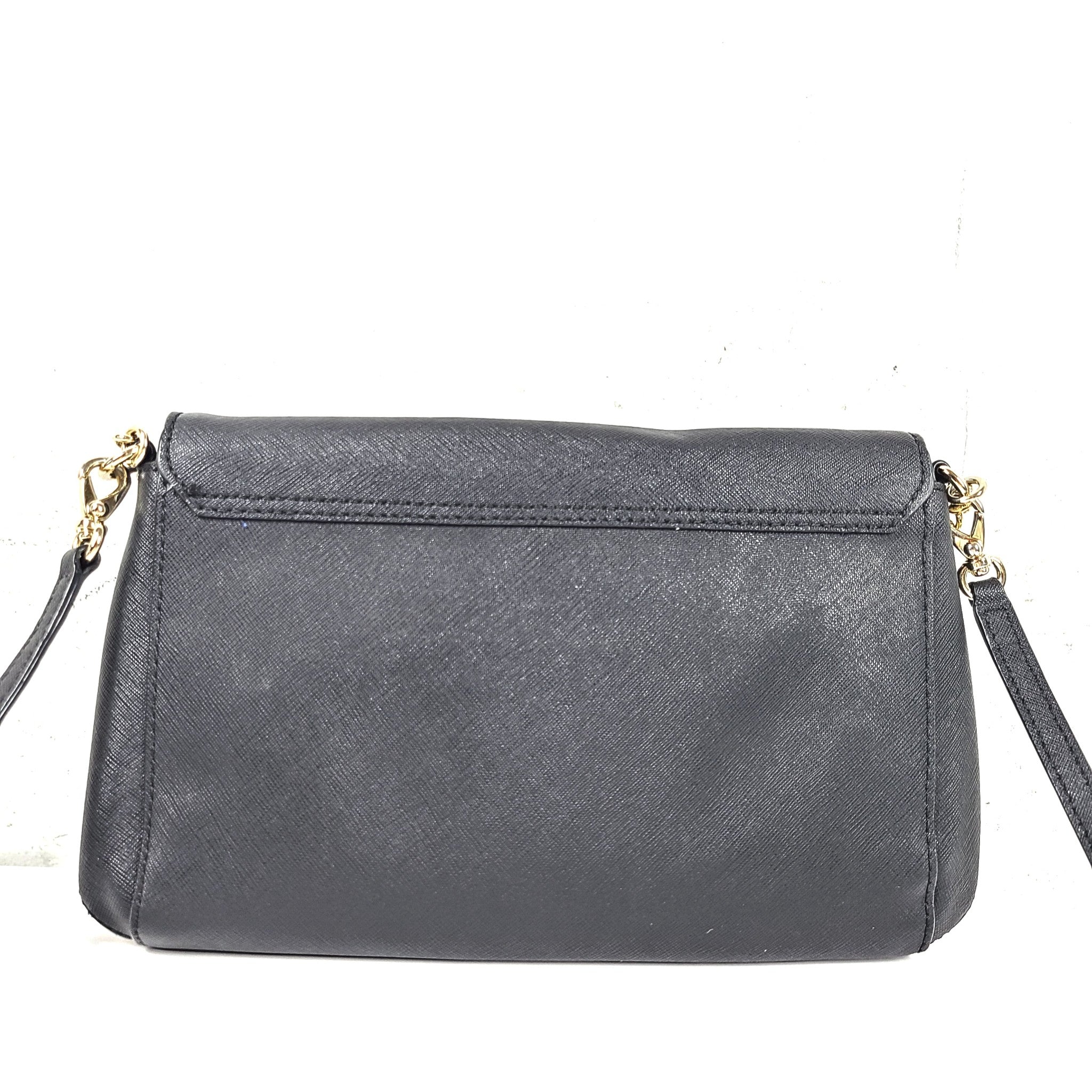 Kate Spade New York Kenzie Small Convertible Crossbody Purse PVC Black