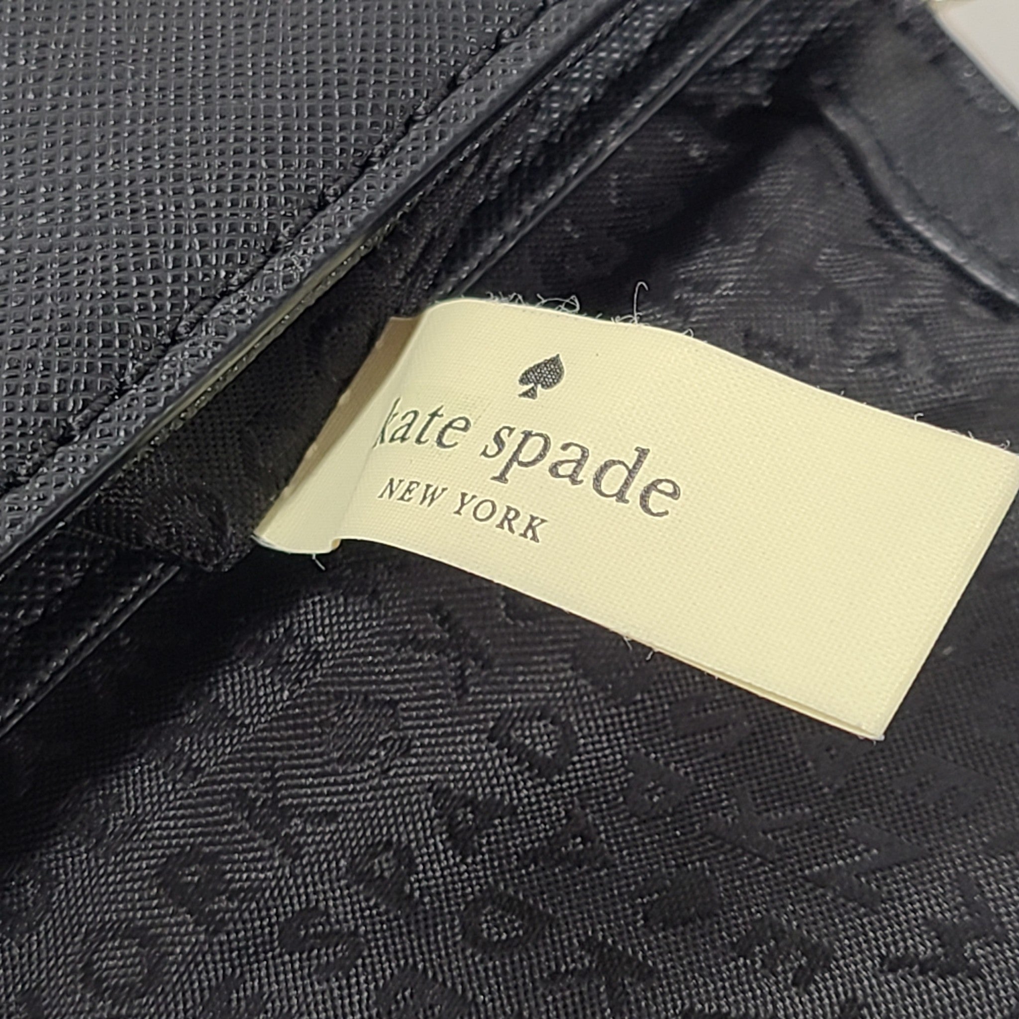 Kate Spade New York Kenzie Small Convertible Crossbody Purse PVC Black