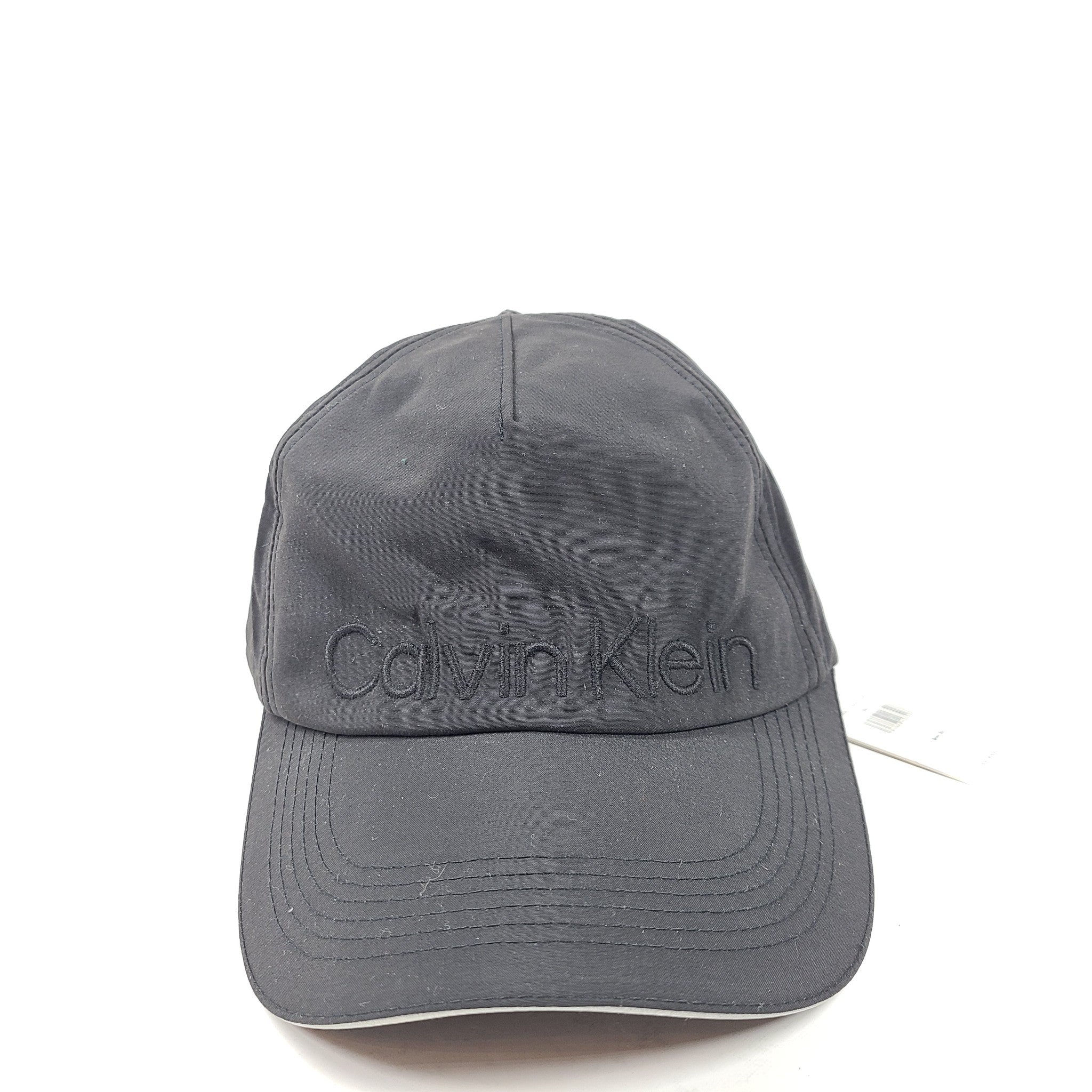 Calvin Klein Twill Embroidered Logo Cap Cotton Baseball Adjustable Black One Sz