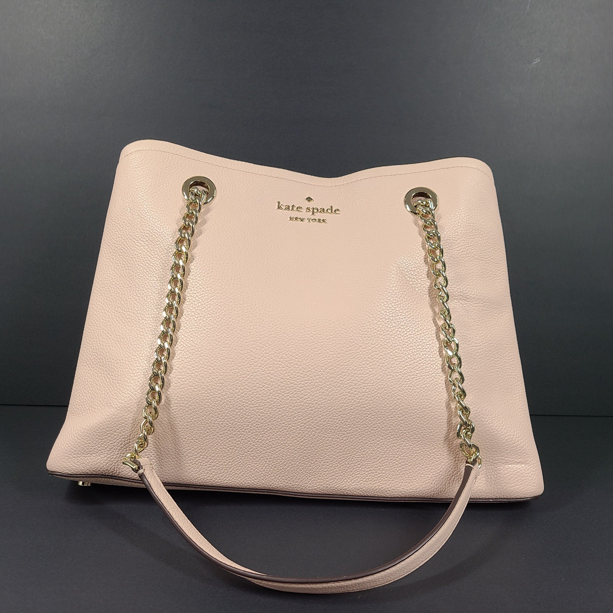 Kate Spade Jordyn Medium Chain Handle Tote Shoulder Bag Pink NEW