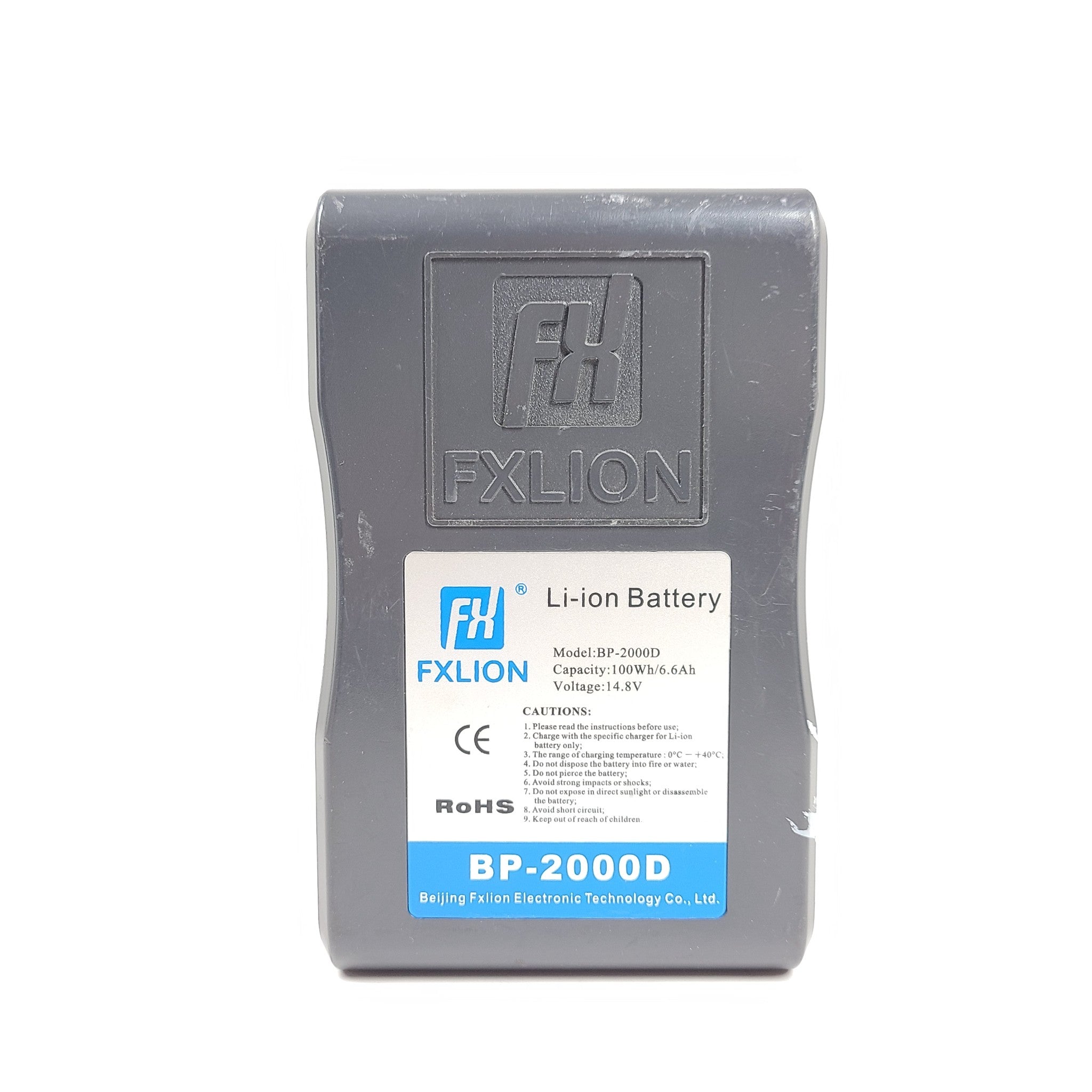 Fxlion BP-2000D V-Mount Battery – 98Wh 6.6Ah 14.8V