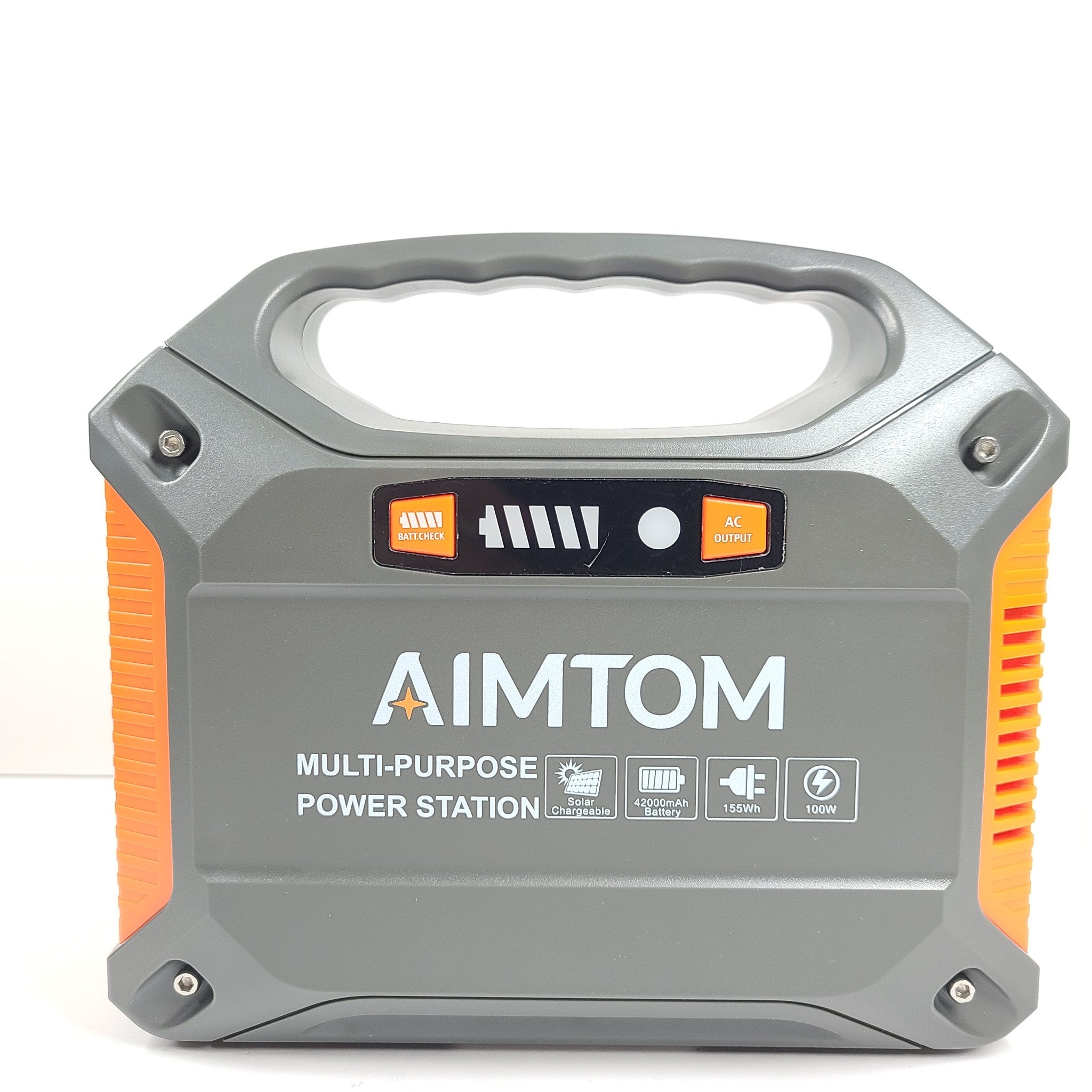 NEW AIMTOM SPS155 Portable Power Station 42000mAh 155Wh 110V/100W AC 12V DC