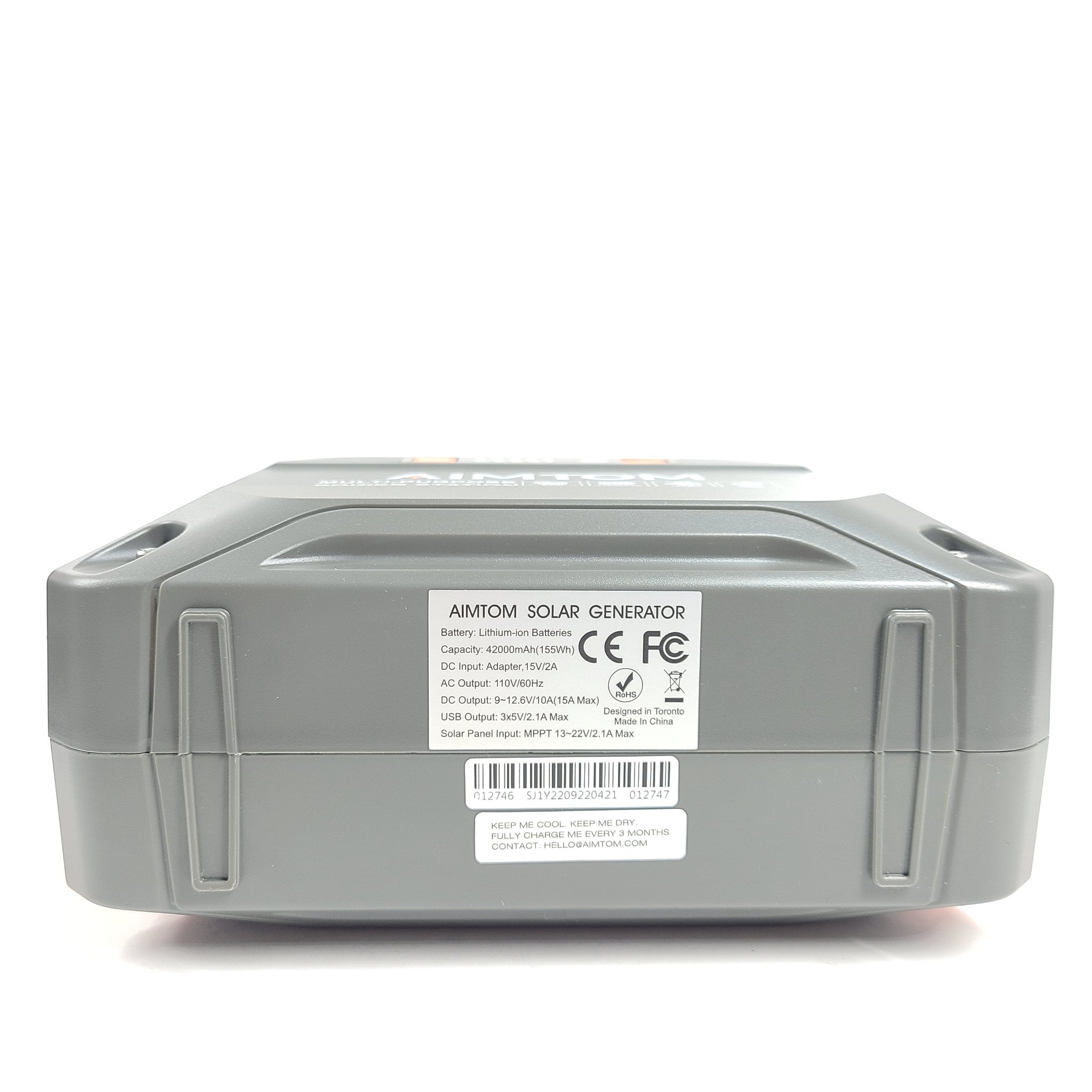 NEW AIMTOM SPS155 Portable Power Station 42000mAh 155Wh 110V/100W AC 12V DC