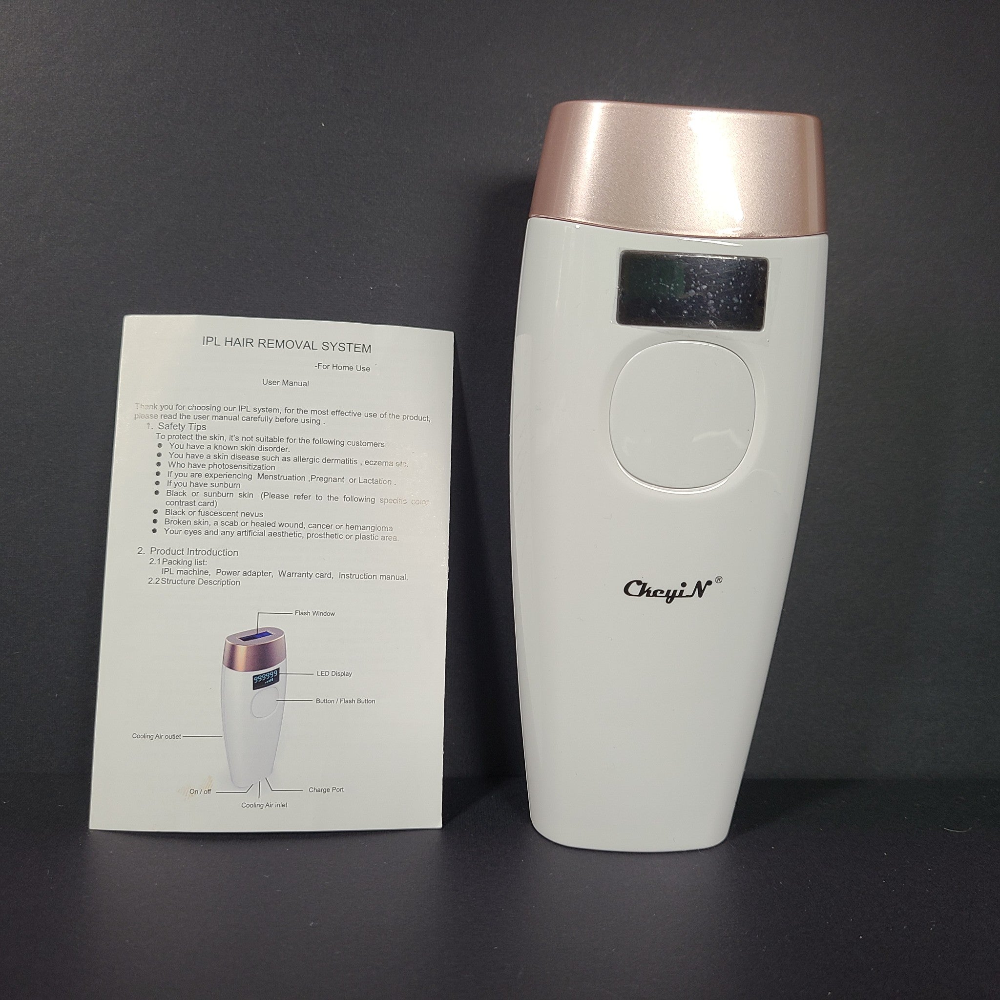 CkeyiN IPL Permanent Hair Removal System 990,000 Flashes
