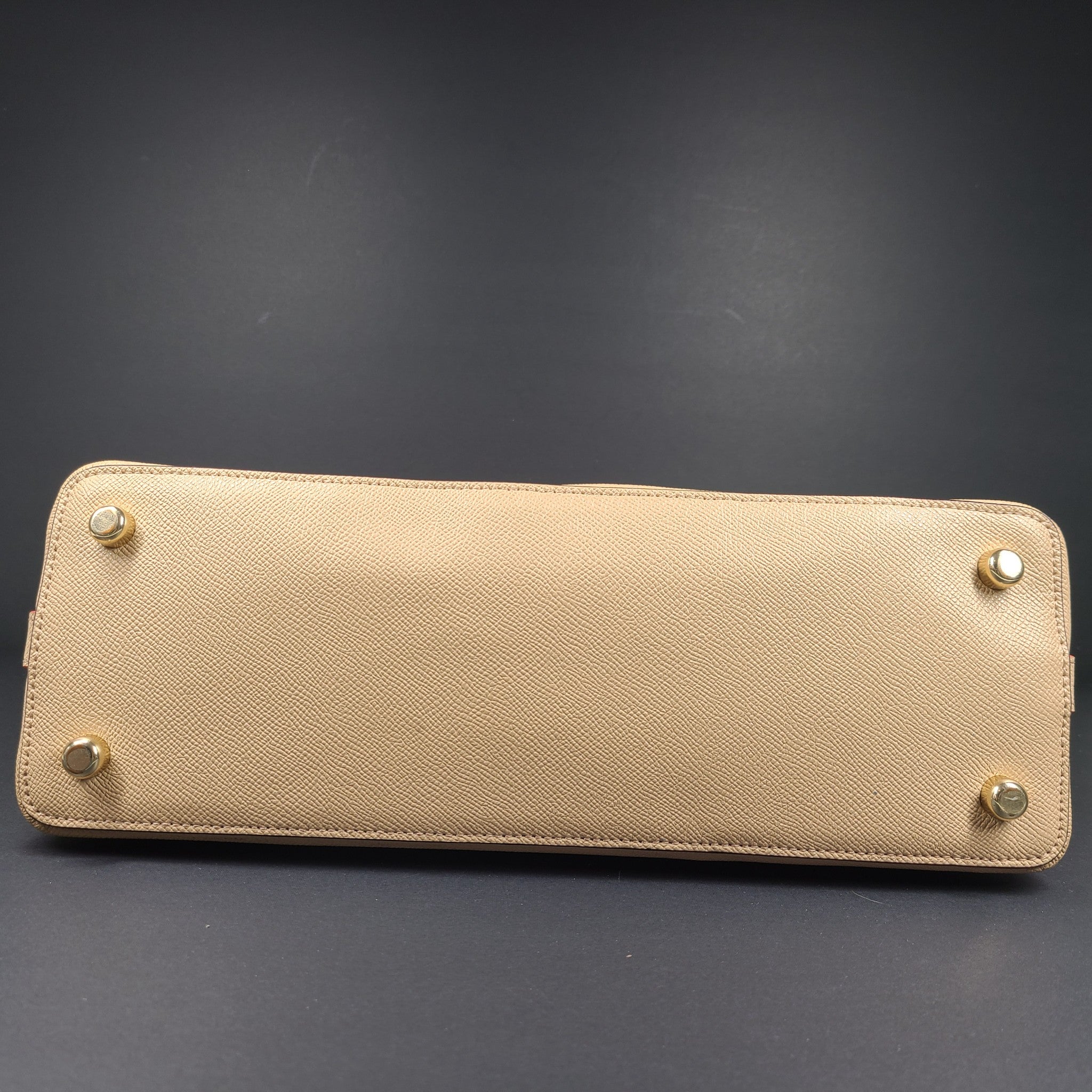 Coach Sierra Satchel Crossgrain Leather Multi Edgepaint Bag F13000 Beige