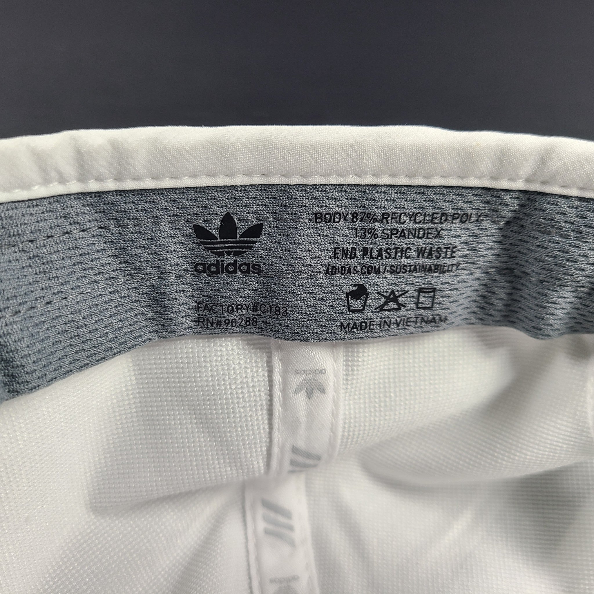 Adidas Women's Trainer II Baseball Cap Hat Stretch CI7720 White Adjustable