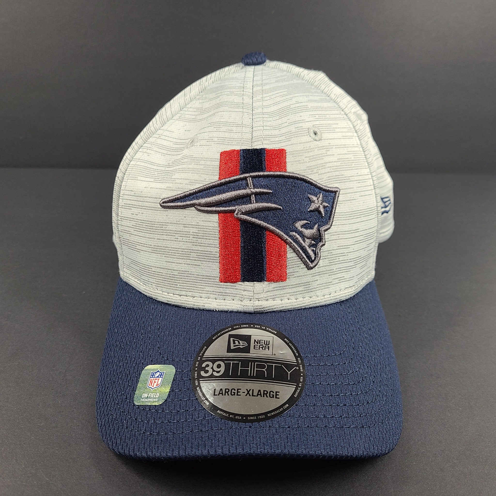New England Patriots New Era 39THIRTY Team Baseball Cap Size L-XL