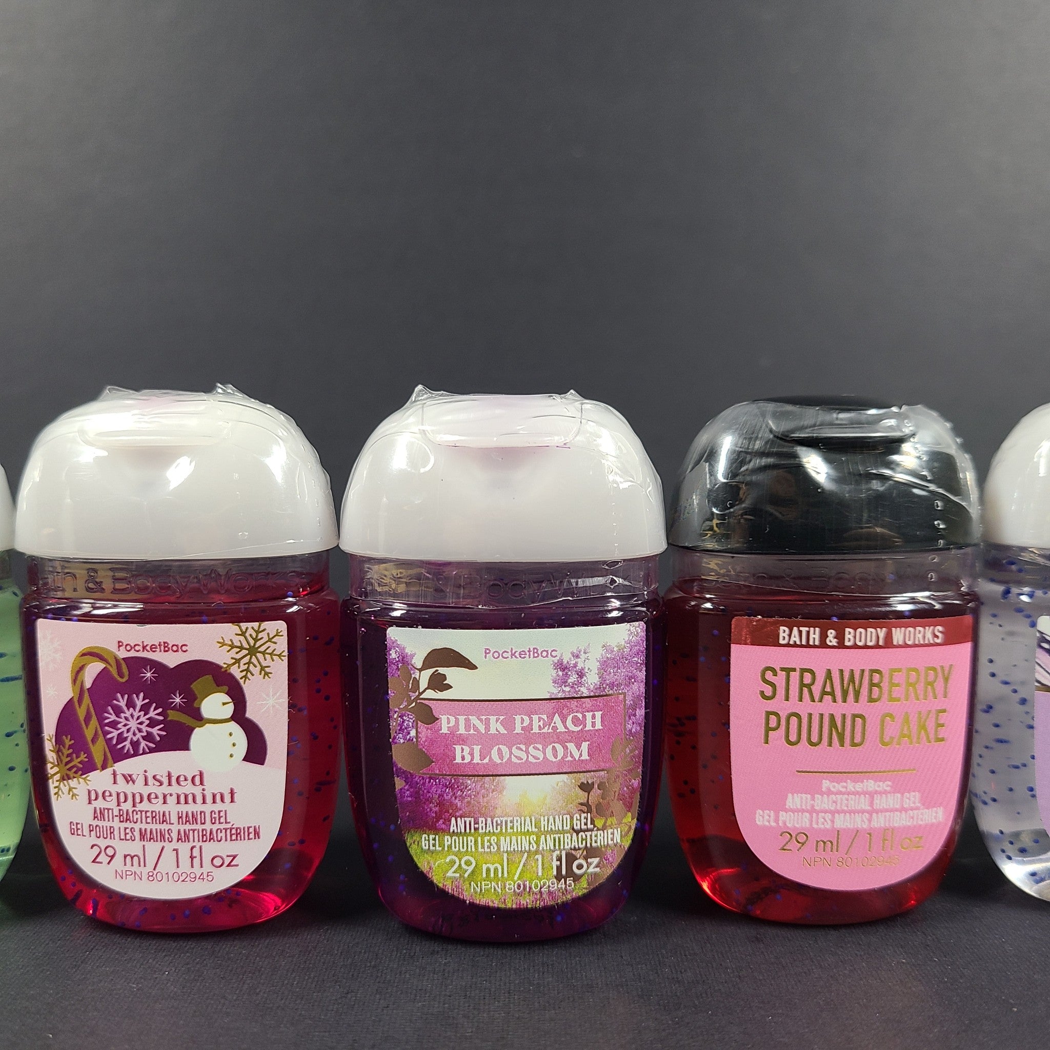 8 x 1oz Bath & Body Works Anti-Bacterial Hand Gels Assorted Scents