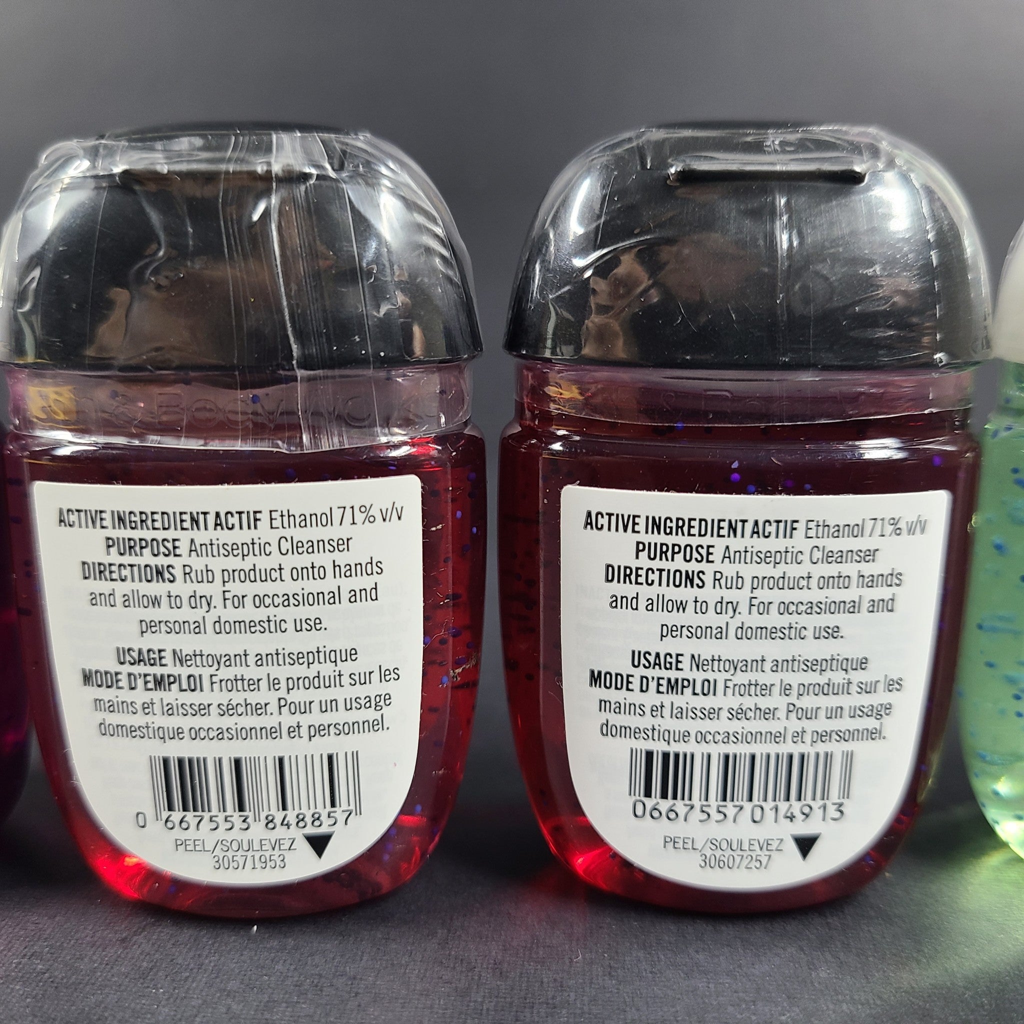 8 x 1oz Bath & Body Works Anti-Bacterial Hand Gels Assorted Scents