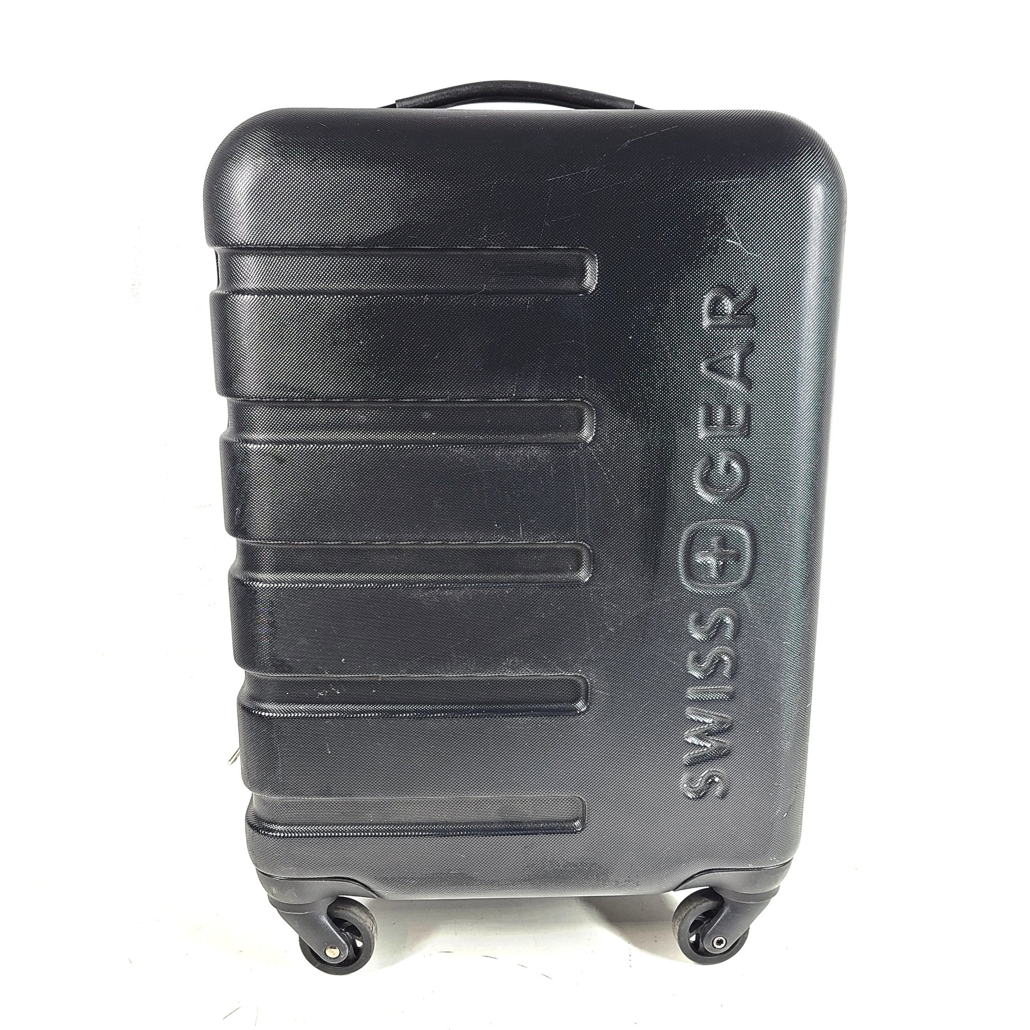 Swiss Gear 21" Spinner Hardshell Carry On Cabin Luggage Lightweight Black