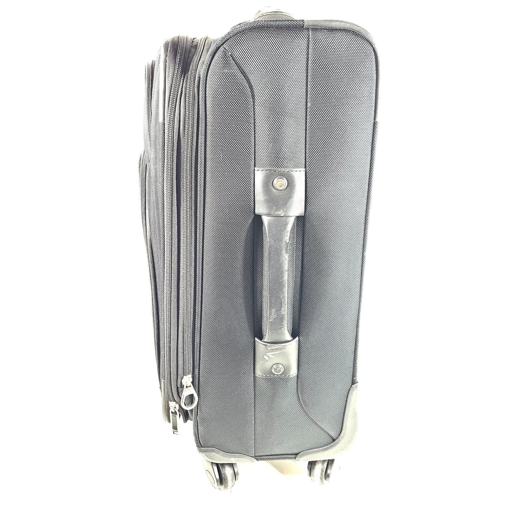 Samsonite 23" Carry On Softside Spinner Expandable Suitcase Luggage - Black V1