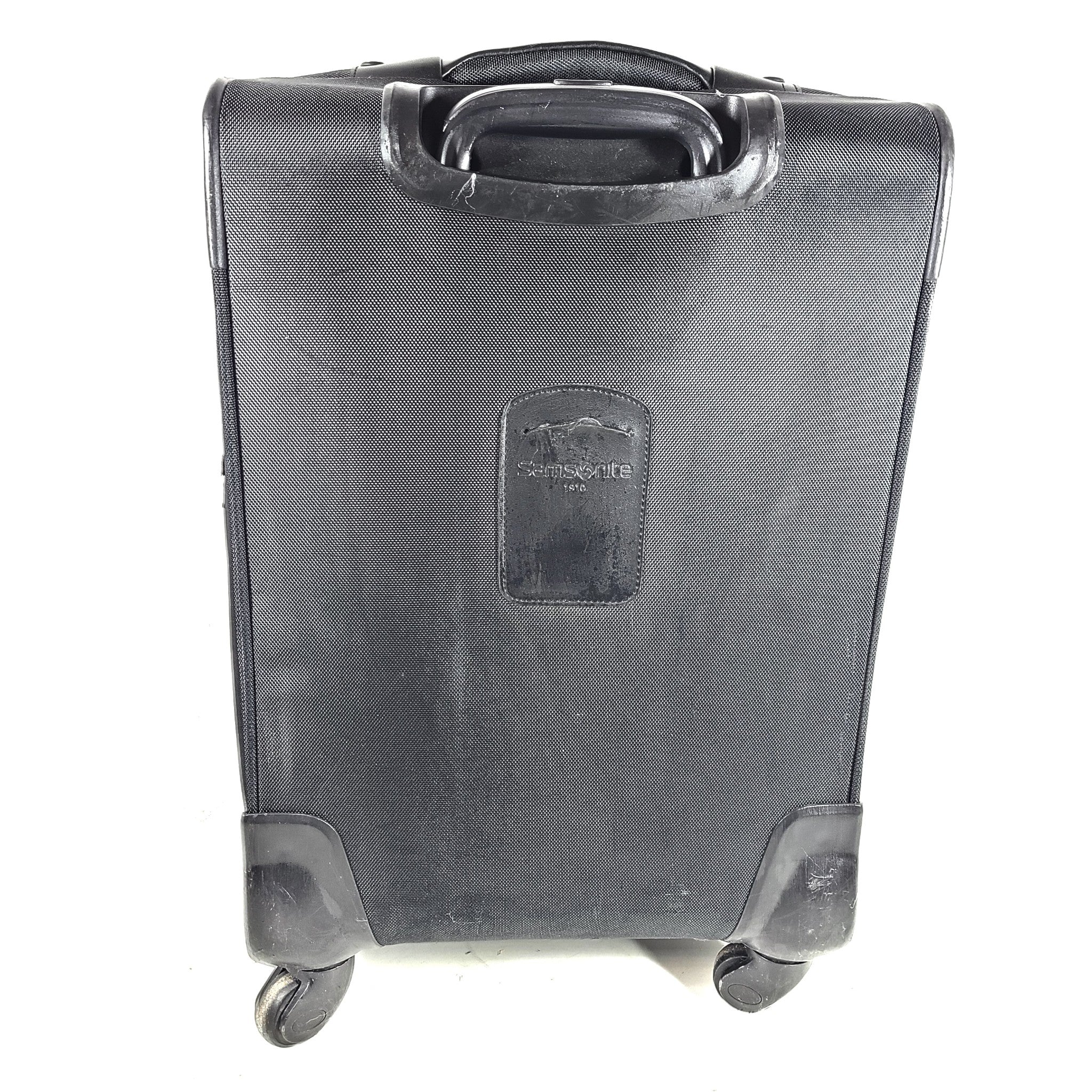 Samsonite 23" Carry On Softside Spinner Expandable Suitcase Luggage - Black V1