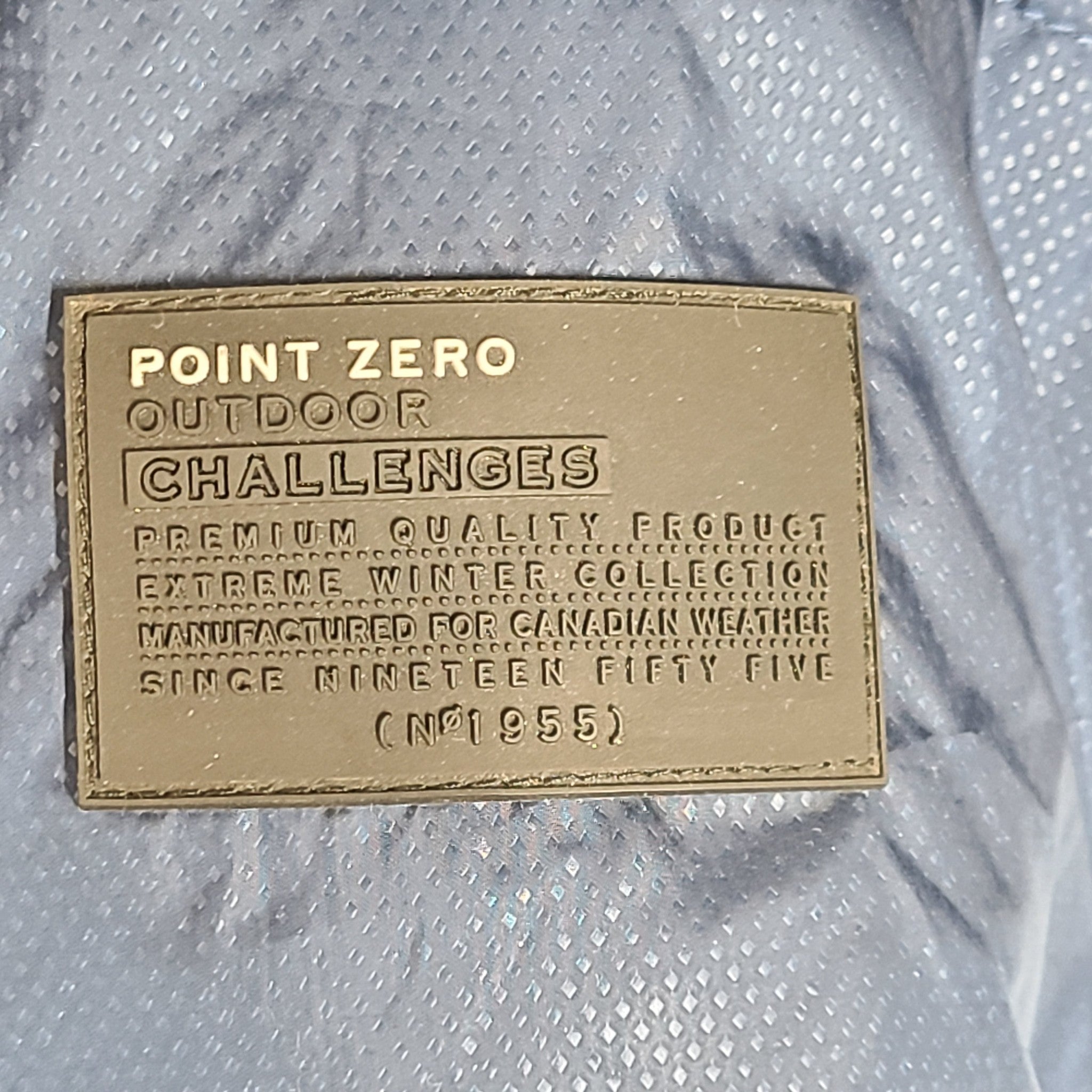 Point Zero Men's Carlyle Parka Puffer Jacket Bodywarmer Water-Repellent Blue XL