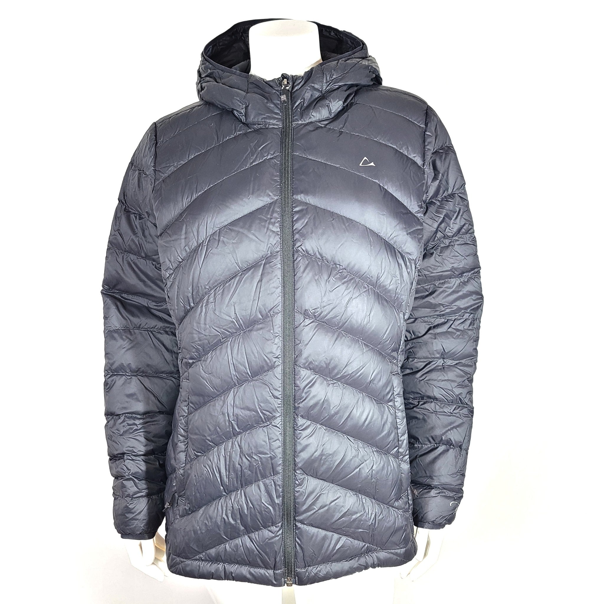 Paradox Women's Laurie Hooded Jacket Down Nylon Filling Black Sz XL