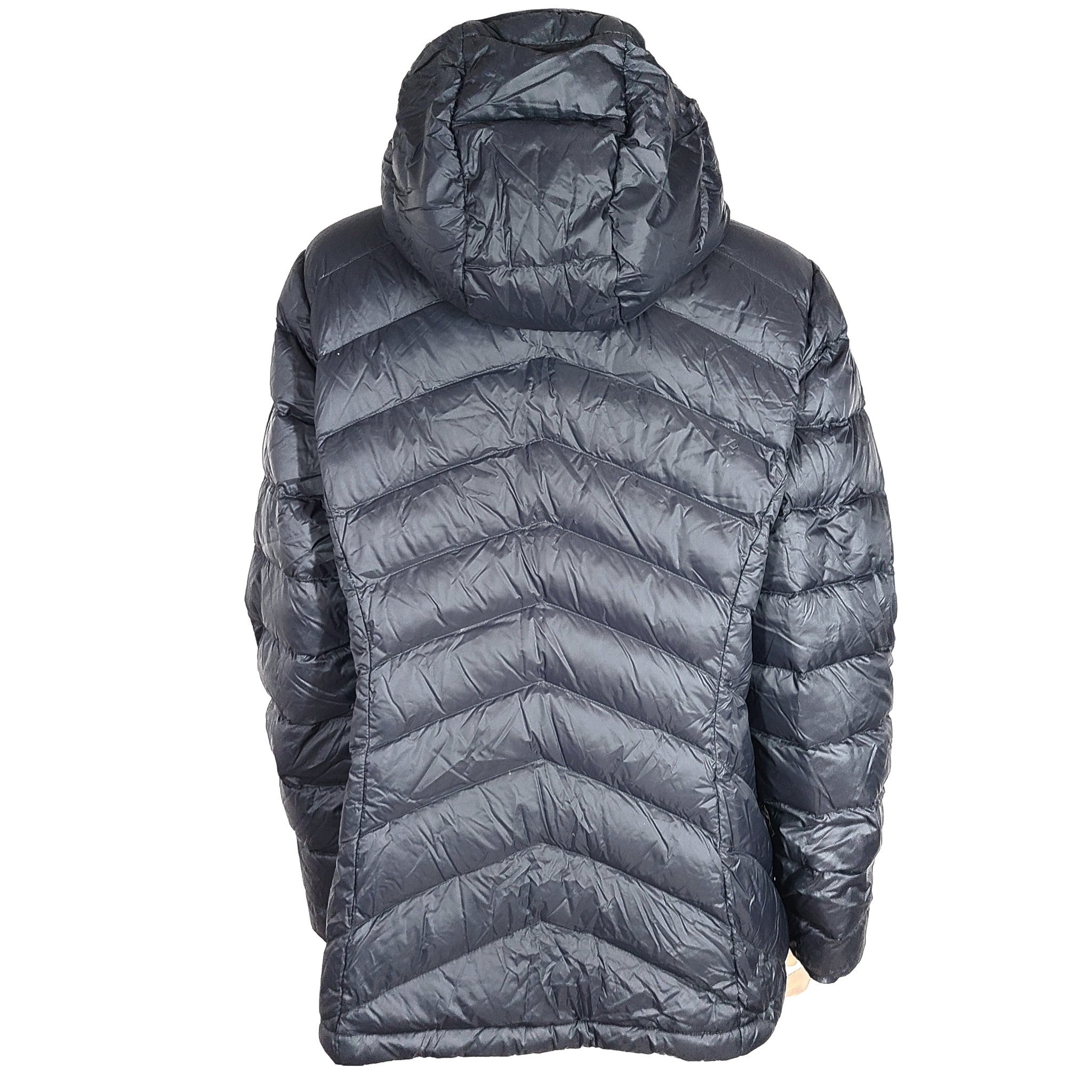 Paradox Women's Laurie Hooded Jacket Down Nylon Filling Black Sz XL