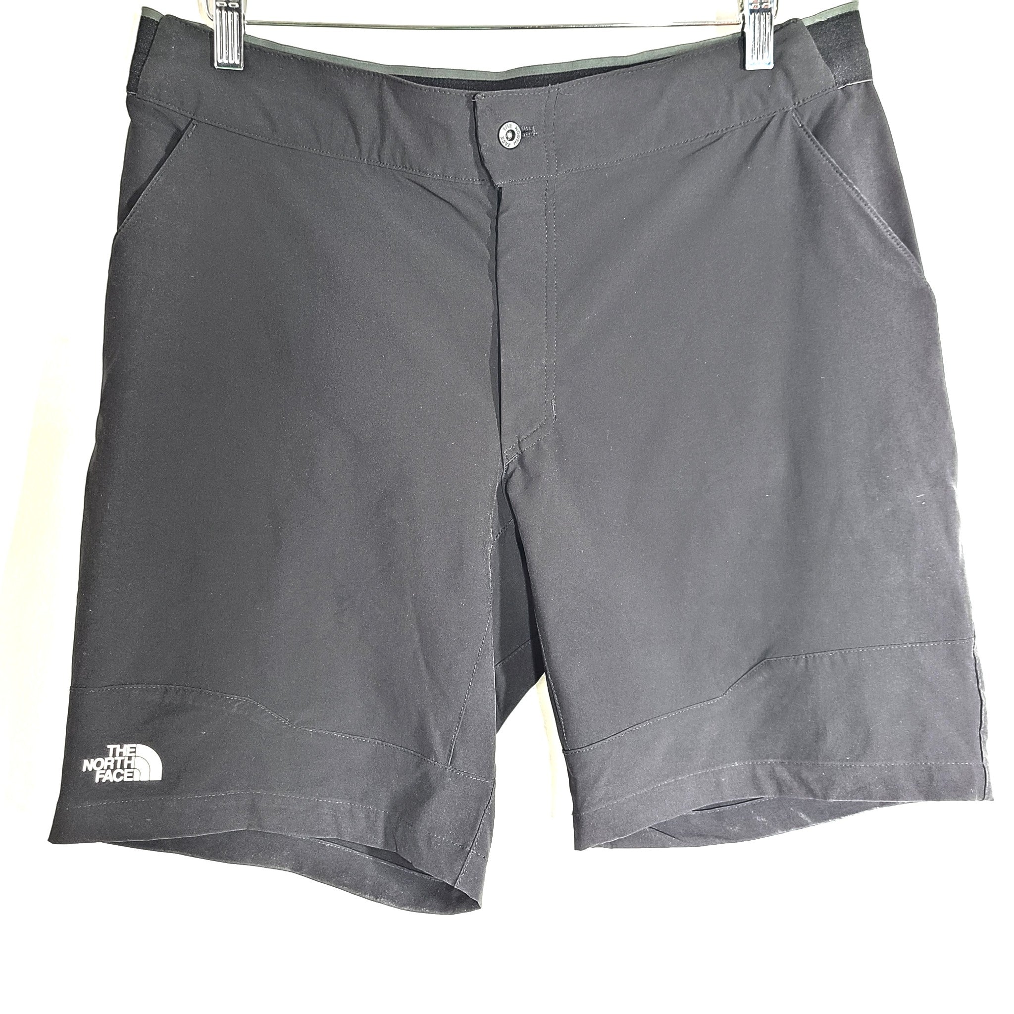 The North Face Men's Swim Shorts 9" Elastic Waistband Drawstring Black Sz 34