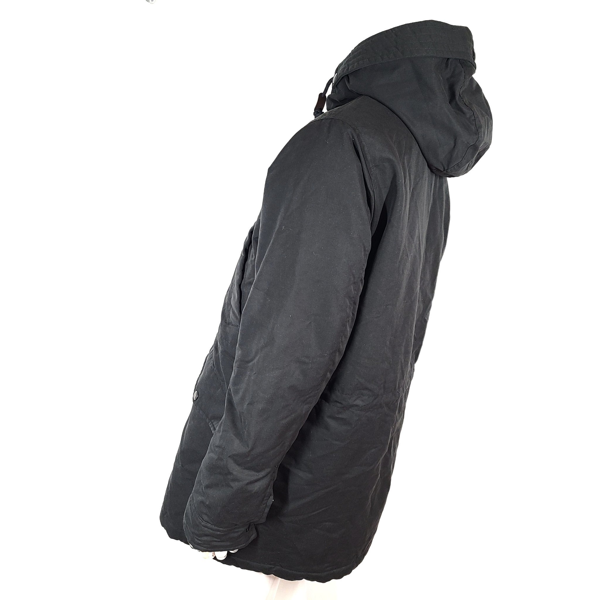 Jack & Jones Men's Wetland Parka Winter Coat Insulated Jacket Black Size XL