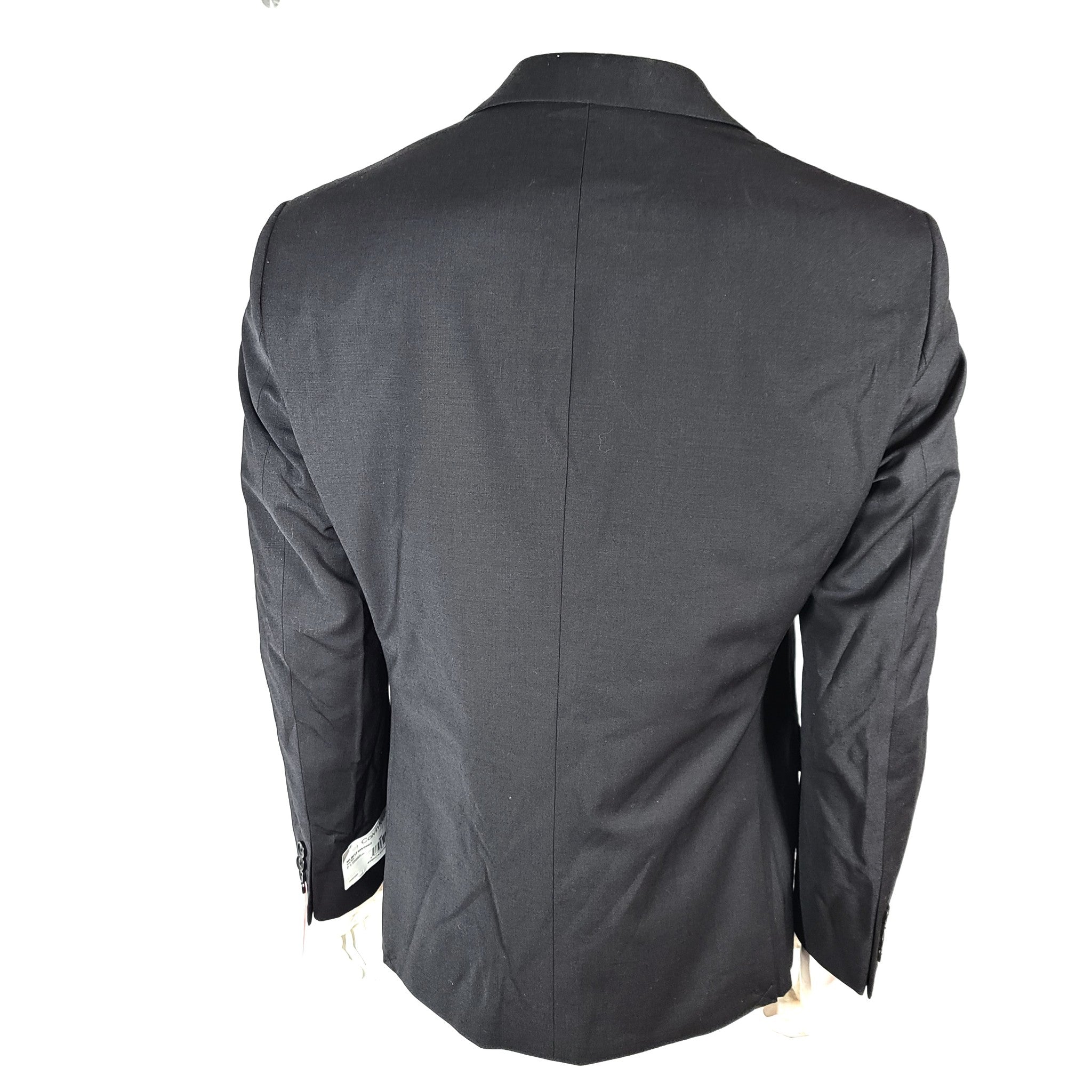 Calvin Klein Men's Malbin Extreme Slim-Fit Suit Separate Jacket Black Sz 40