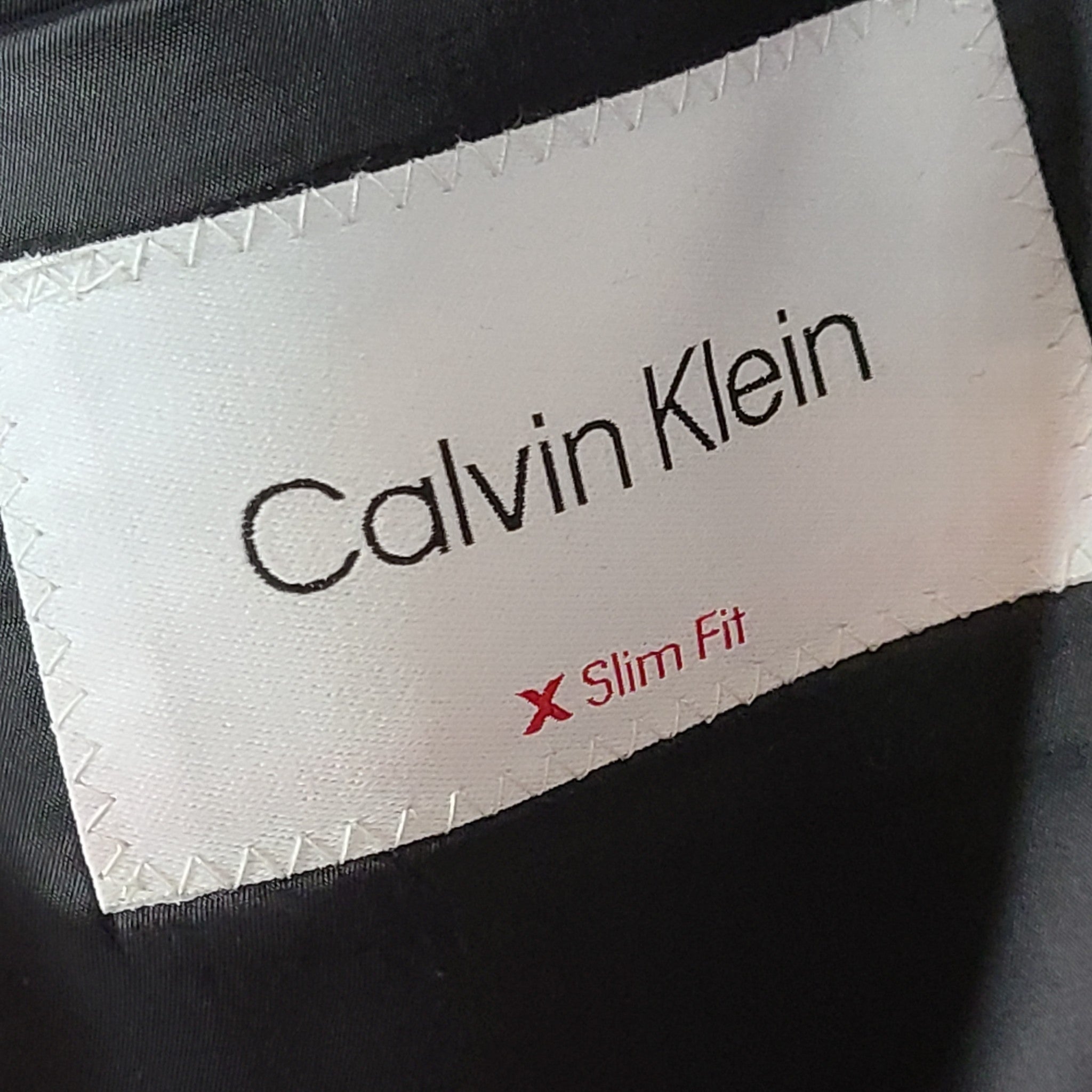 Calvin Klein Men's Malbin Extreme Slim-Fit Suit Separate Jacket Black Sz 40