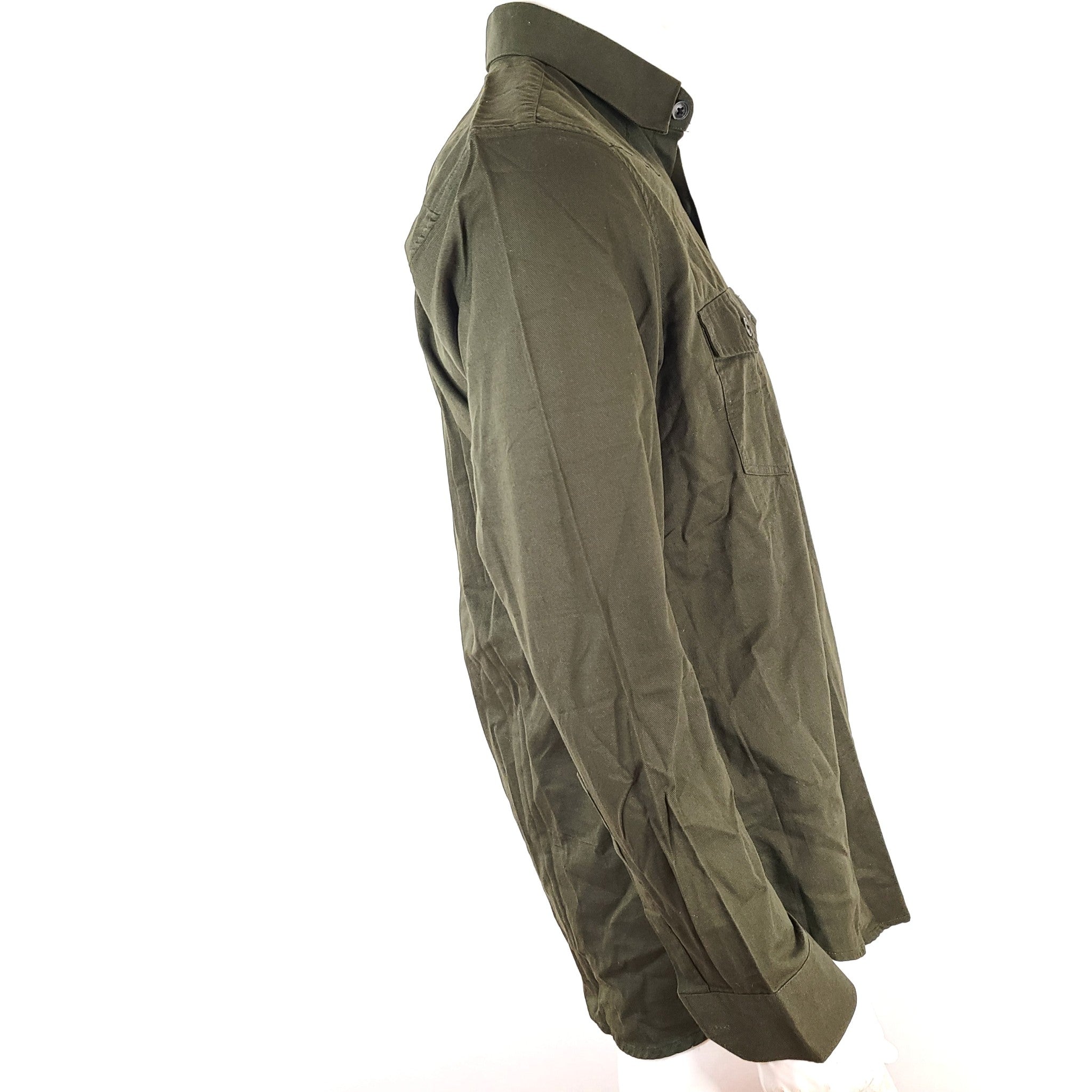 G-Star RAW Men's Marine Shirt Regular Fit Buttoned Dark Olive Green Cotton Sz XL