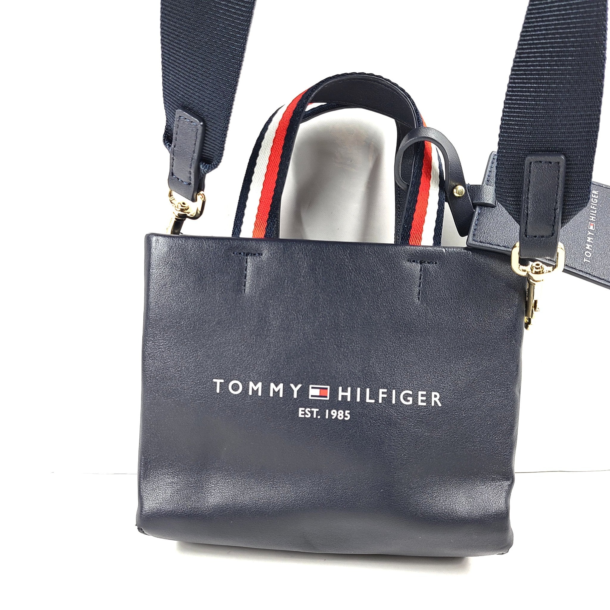 Tommy Hilfiger Crossbody Bag Purse Small w/ Card Wallet Navy Blue
