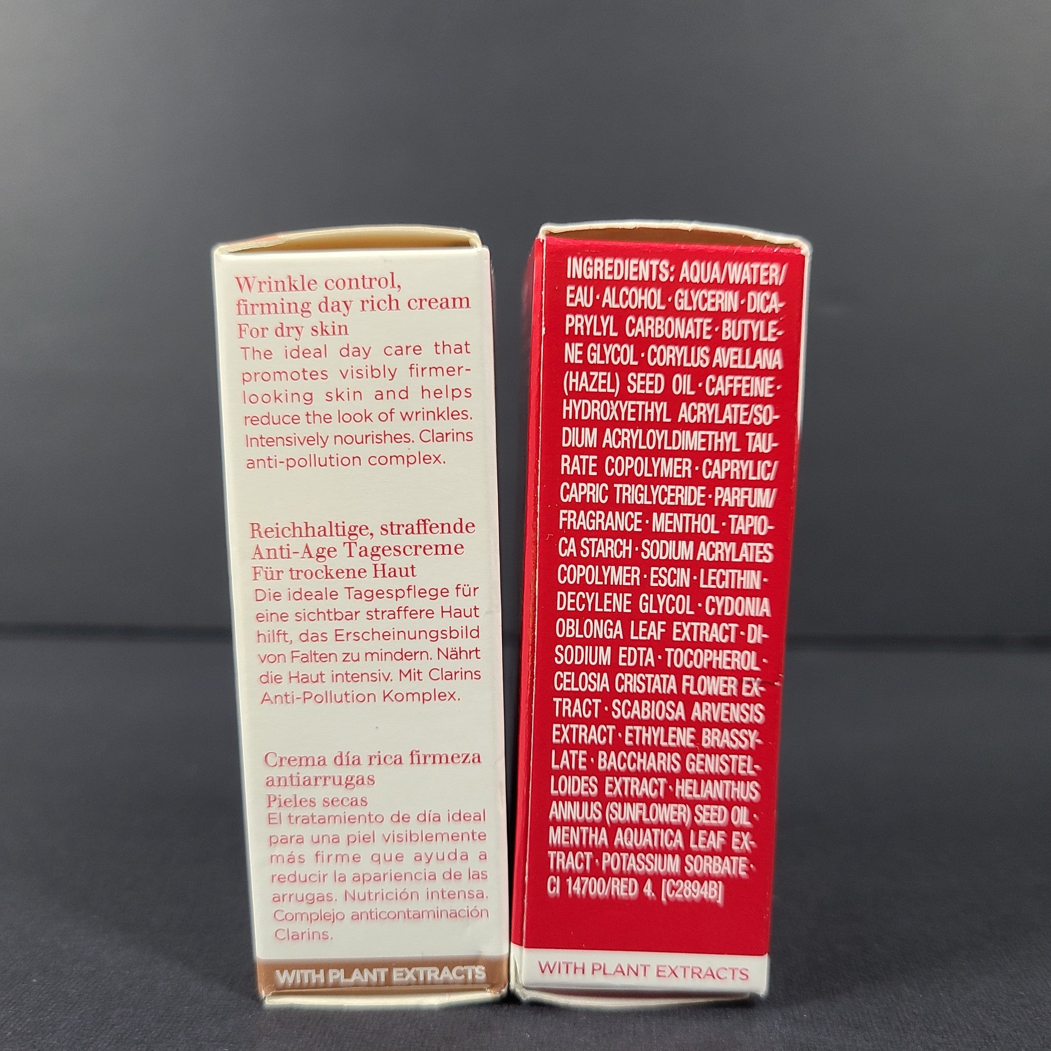 0.1+0.2 oz Samples Clarins Extra-Firming Jour & Body Fit Anti-Cellulite Creams