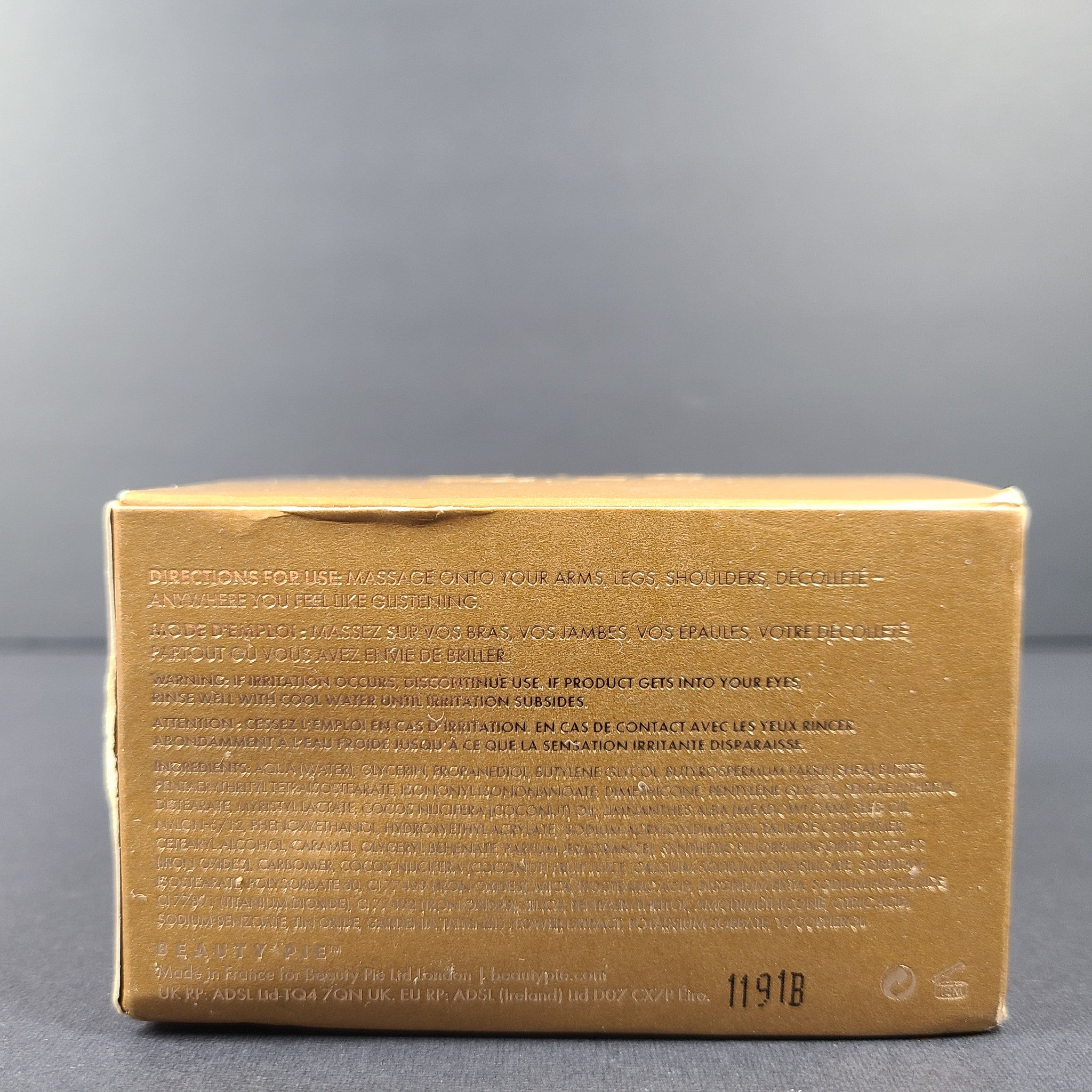 Beauty Pie Awesome Bronze Luxe Shimmer Oil Body Balm 3.38 fl oz NIB