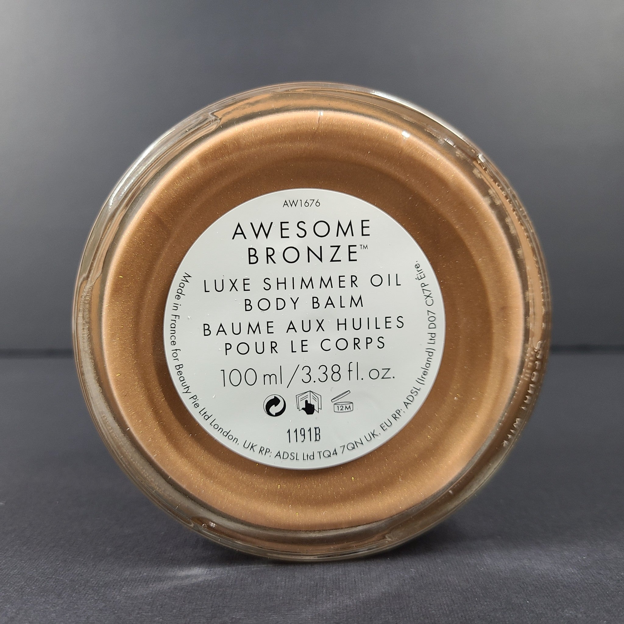 Beauty Pie Awesome Bronze Luxe Shimmer Oil Body Balm 3.38 fl oz NIB