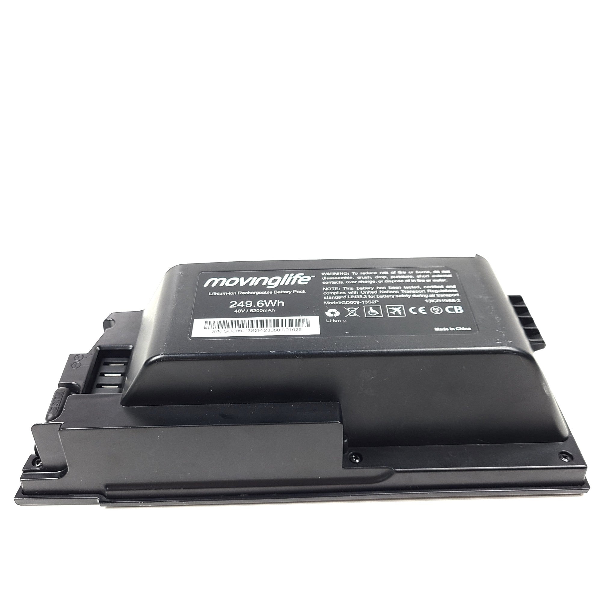 Moving Life Lithium-Ion Rechargeable ATTO Standard Flight Battery 48V / 5200 mAh