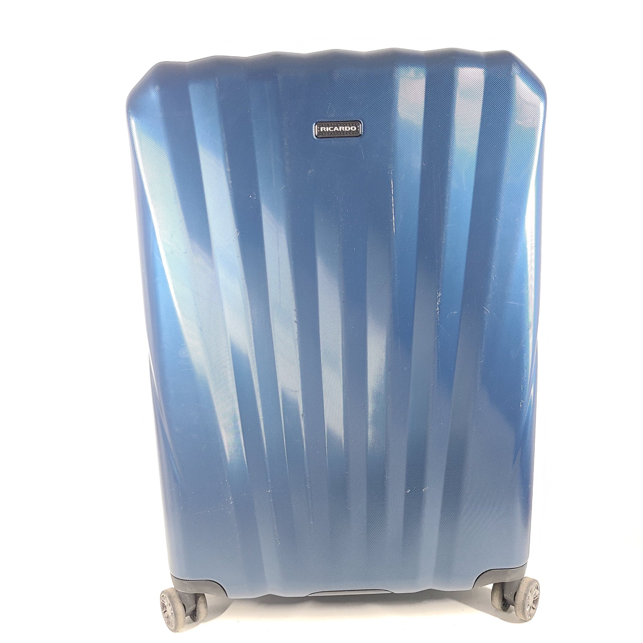 Ricardo Beverly Hills 29" Hardside Spinner Luggage TSA Lock Expandable Blue