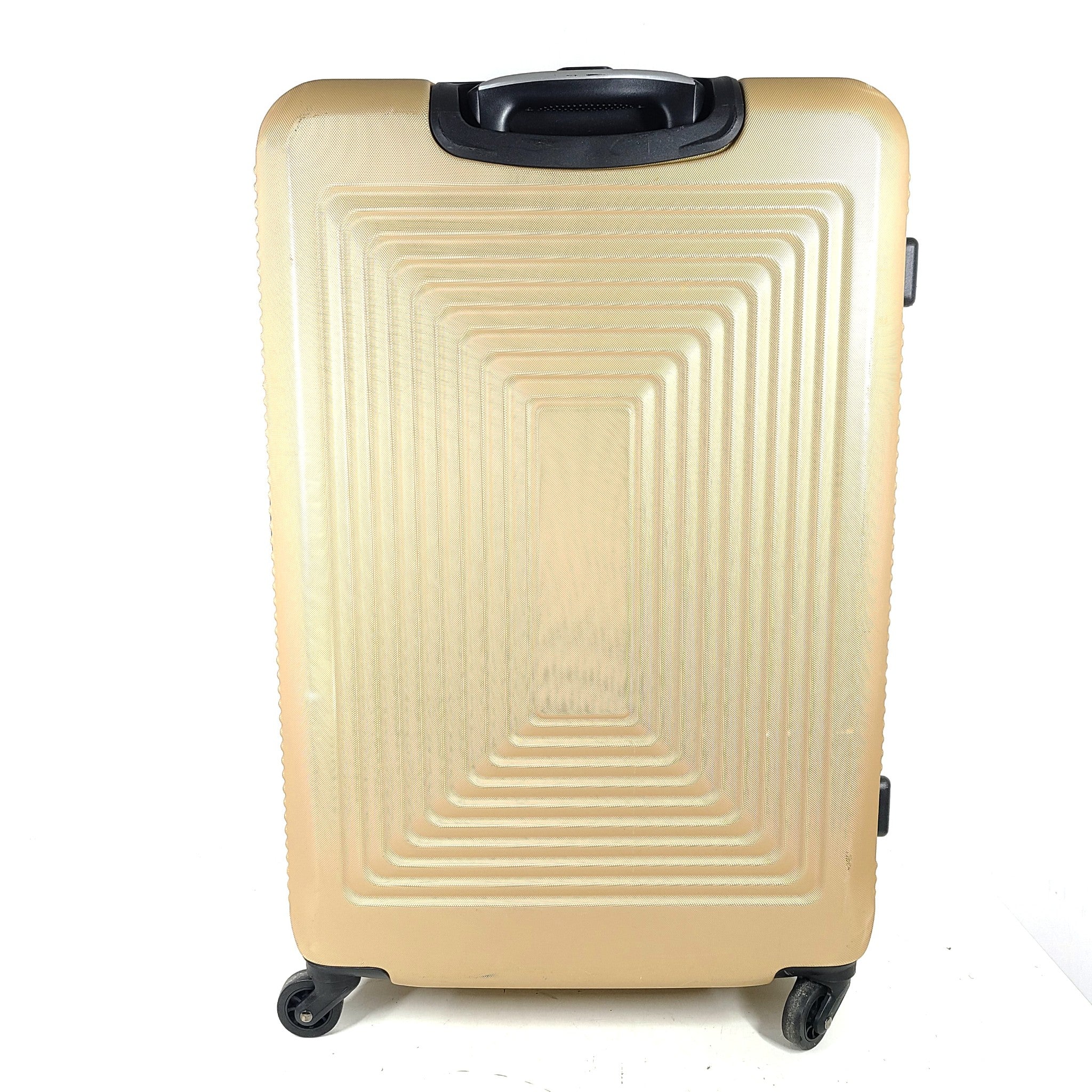 Santino 29" Spinner Luggage Hardside Suitcase Expand Lock Lightweight Gold Beige
