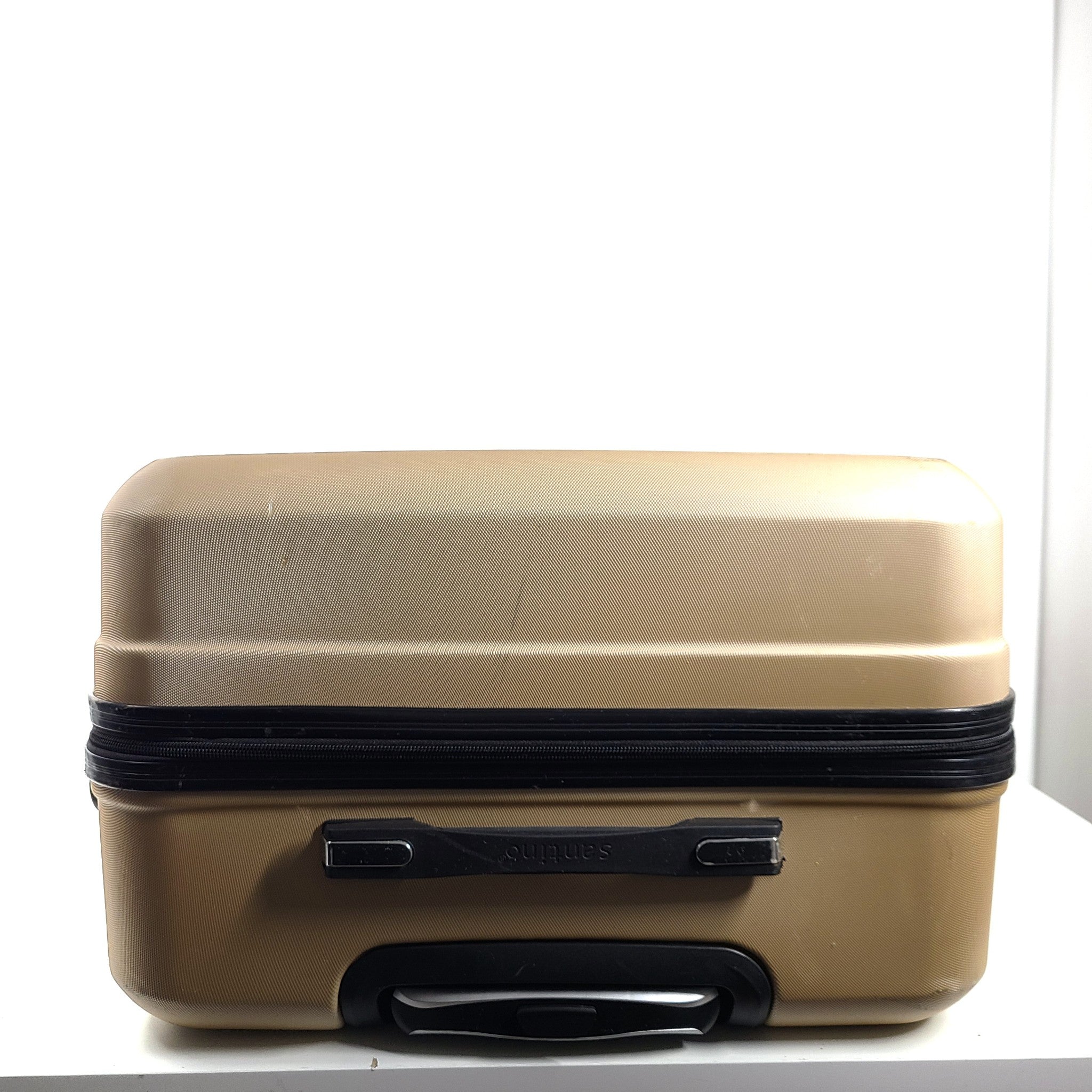 Santino 29" Spinner Luggage Hardside Suitcase Expand Lock Lightweight Gold Beige