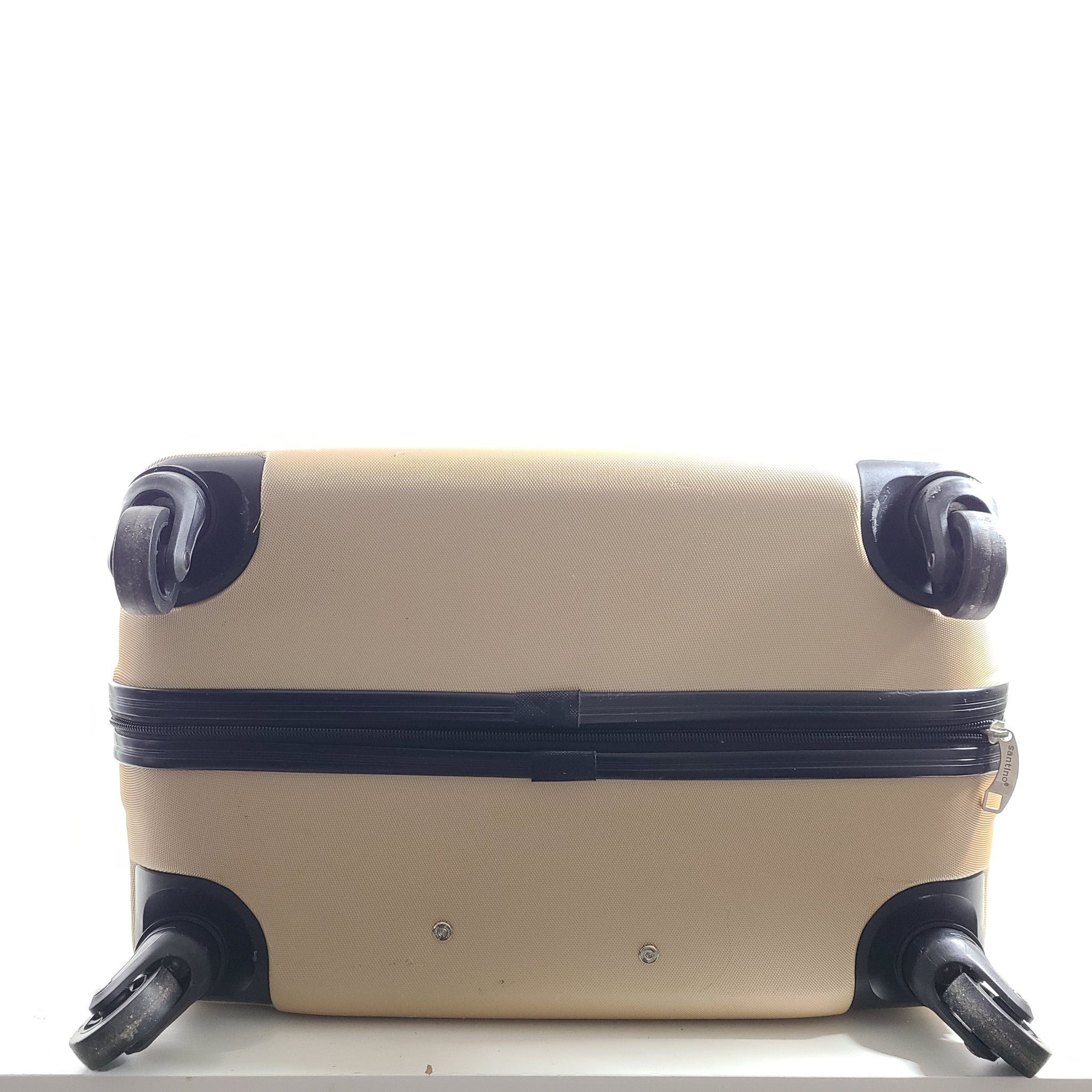 Santino 29" Spinner Luggage Hardside Suitcase Expand Lock Lightweight Gold Beige