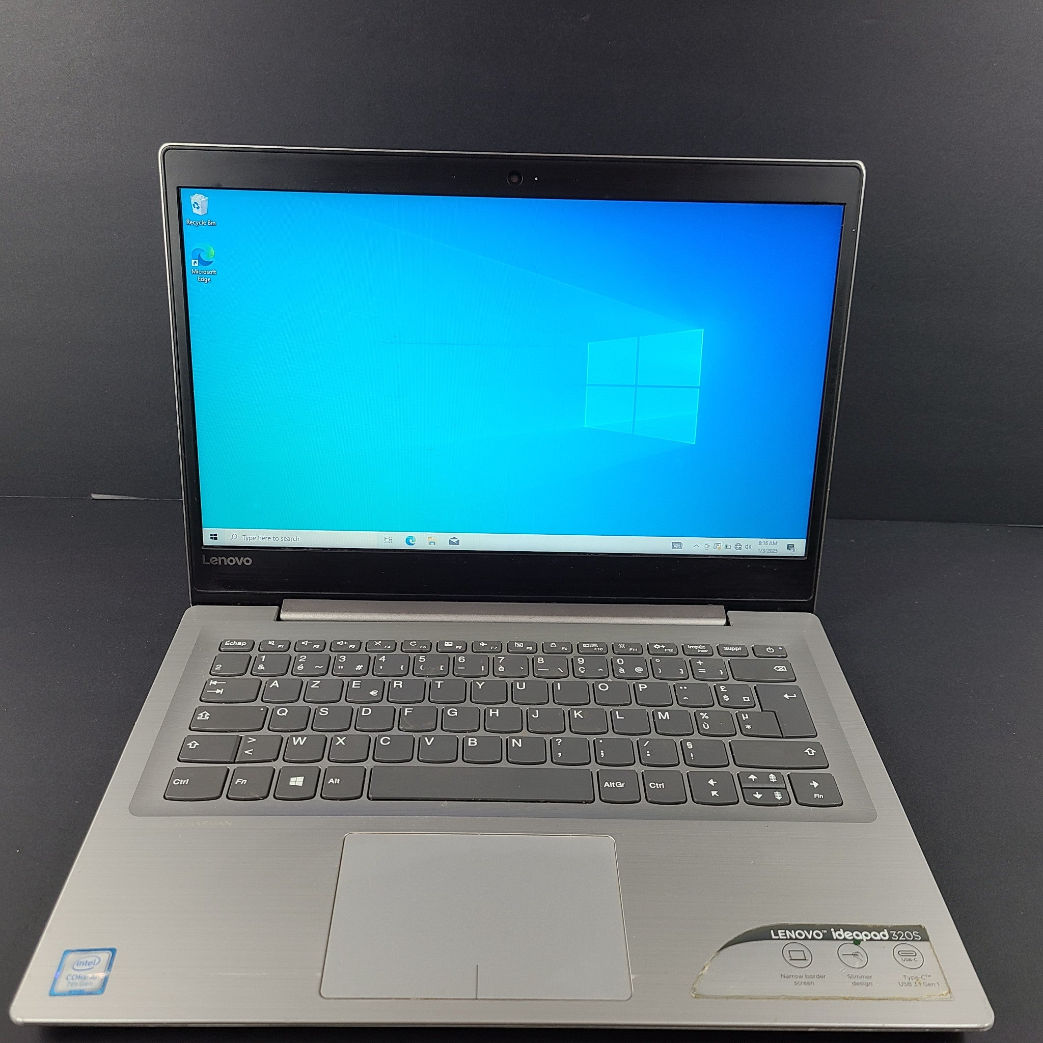 Lenovo Ideapad 320s Laptop 14" - Intel Core i5-7200U @2.50GHz, 8GB RAM 256GB SSD