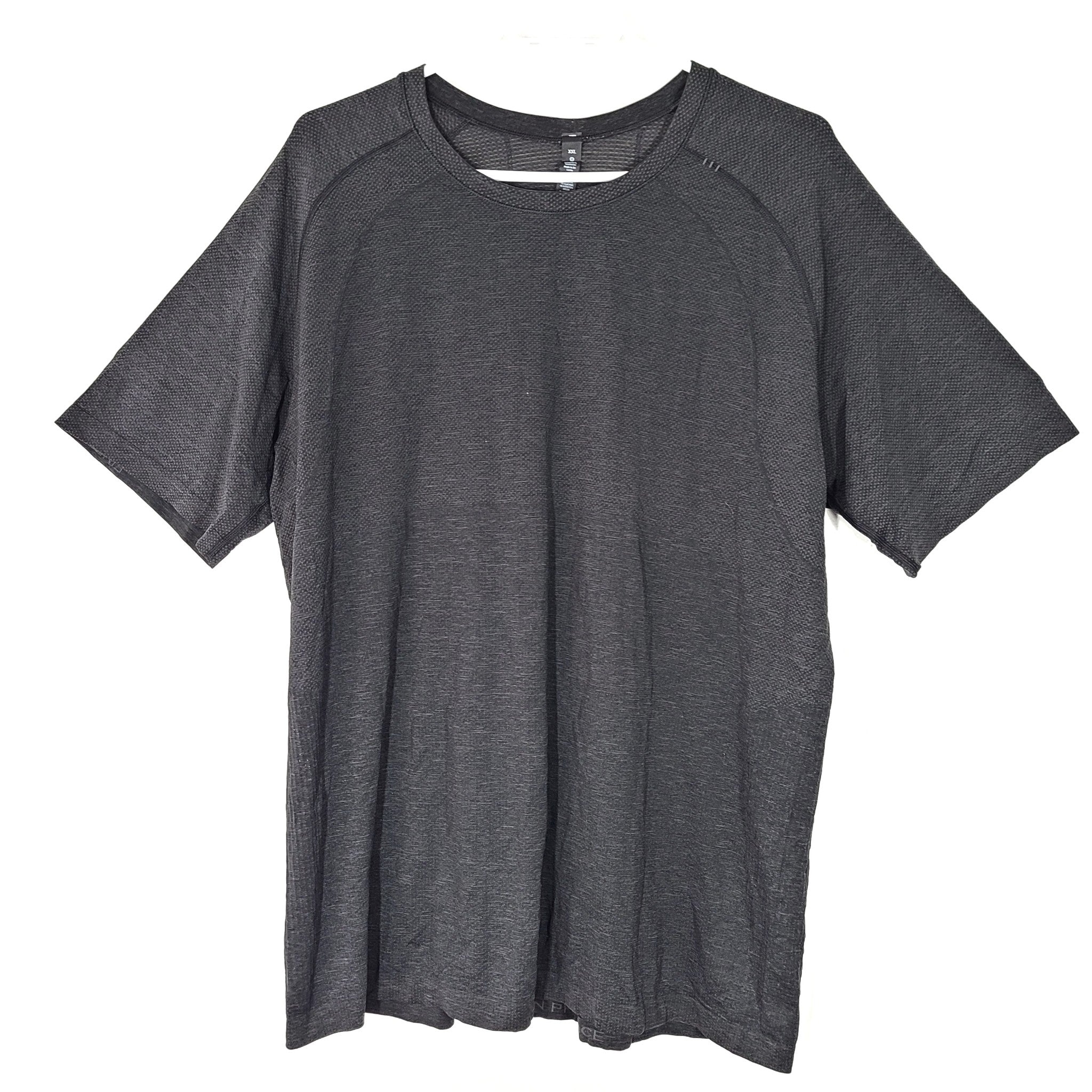 Lululemon Men's Metal Vent Tech Shirt Short Sleeve Deep Coal/ Gray XXL 2XL