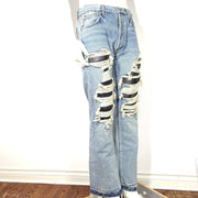 Gallery Dept. Cornell LA Flare Men's Denim Slim Fit Wide Hem Jeans Blue 32 x 32