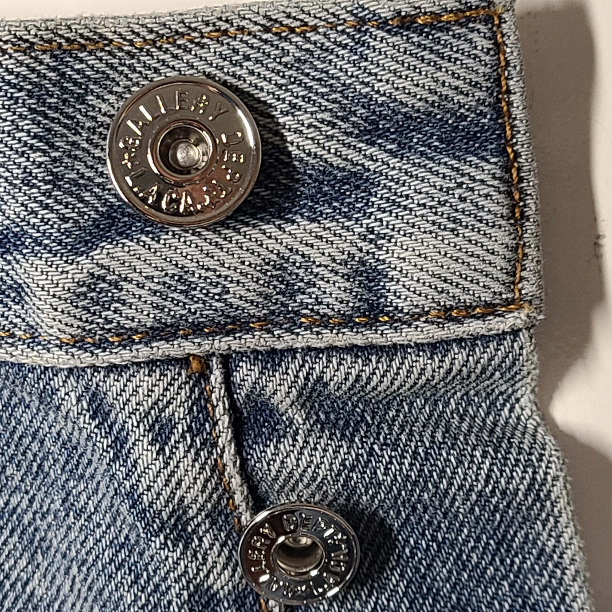 Gallery Dept. Cornell LA Flare Men's Denim Slim Fit Wide Hem Jeans Blue 32 x 32
