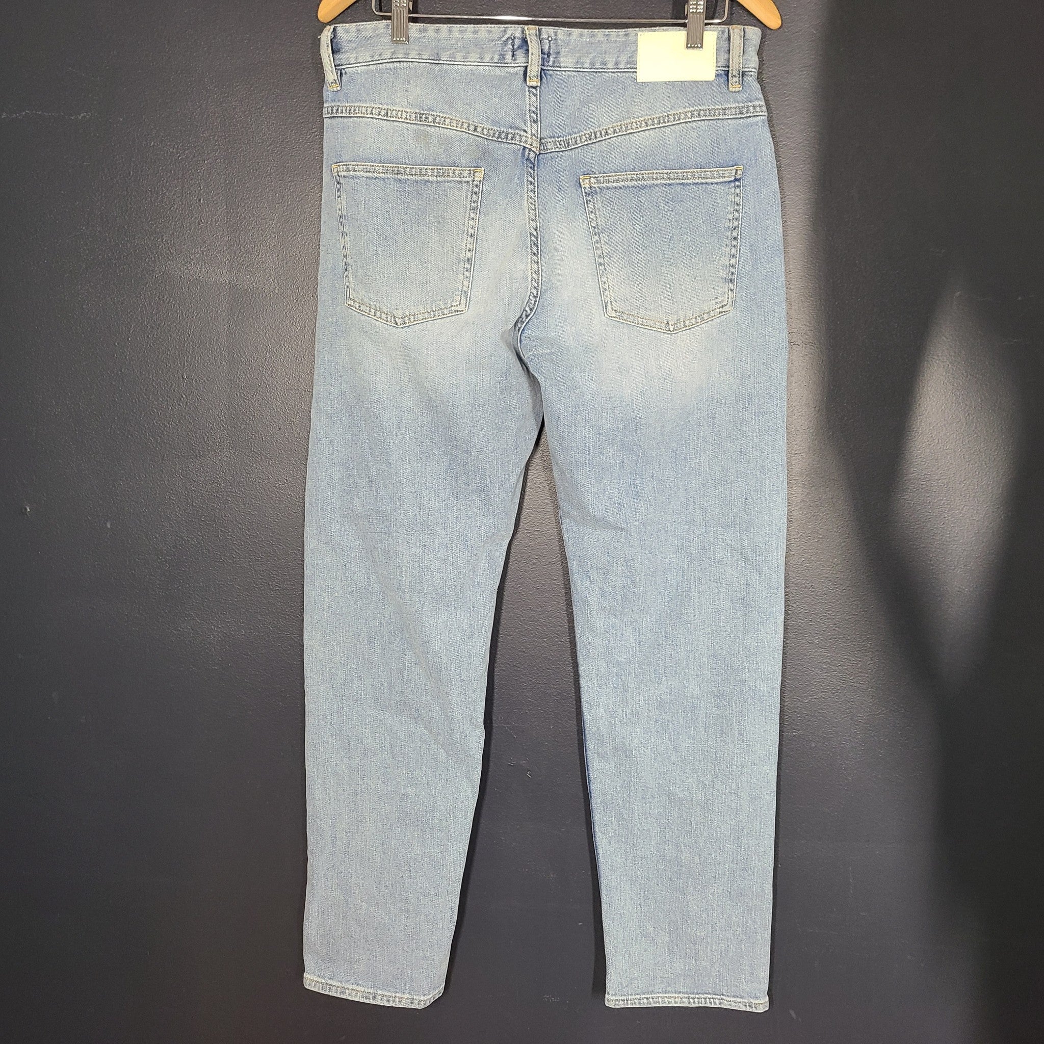 Closed Men's Cooper True Pants Stretch Jeans Straight Cut Light Blue Sz 33