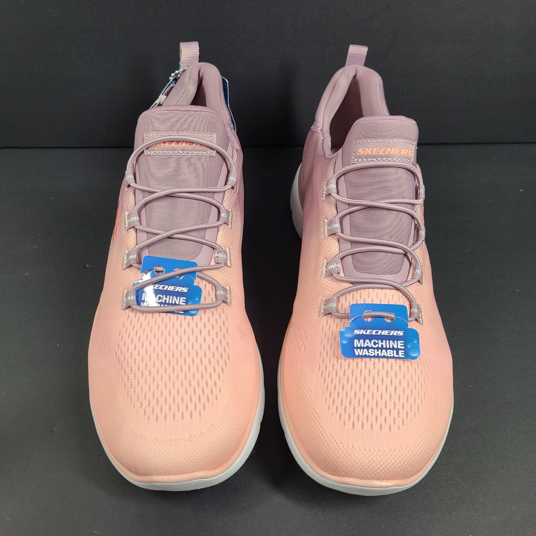 Skechers Summits Sneakers Memory Foam Bright Charmer Ombre Pink Purple Sz 8.5