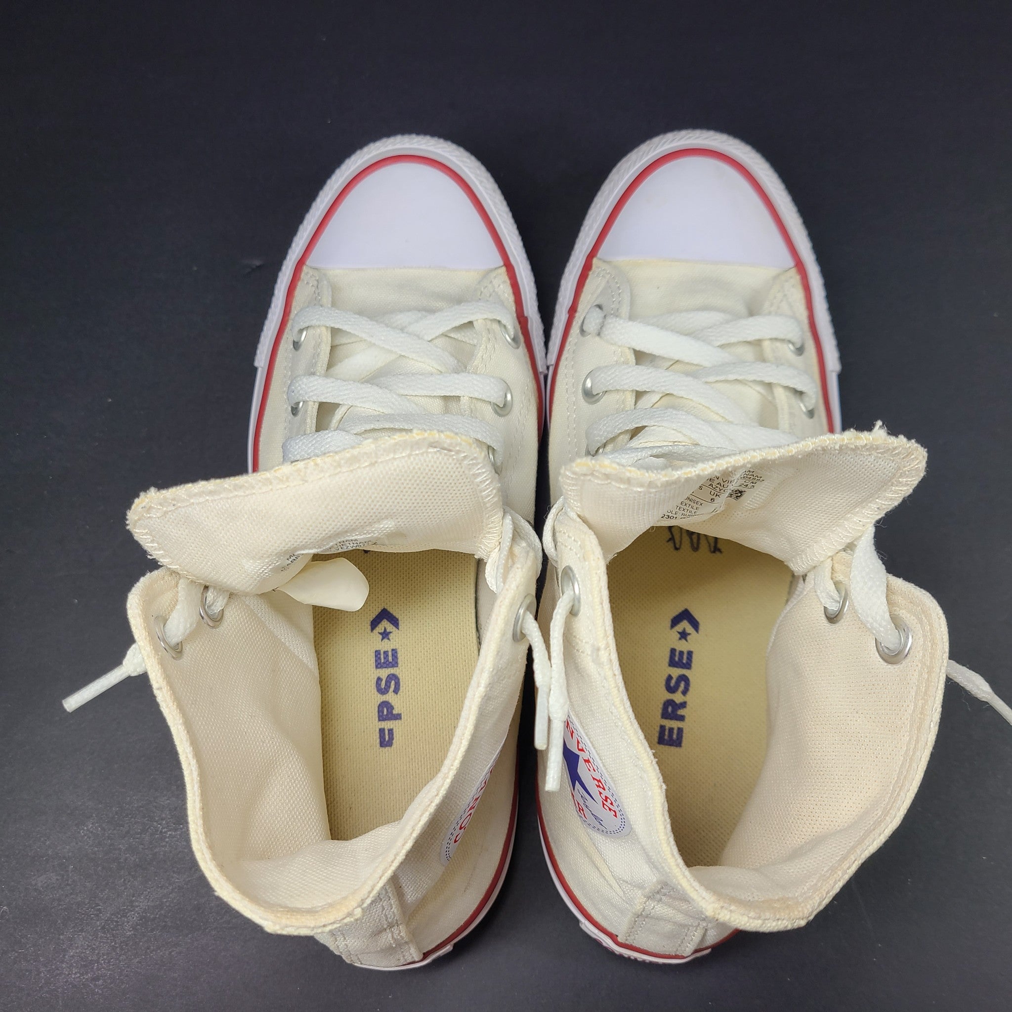 Converse Chuck Taylor All Star High Top Sneakers M7650C White Sz M6/W8