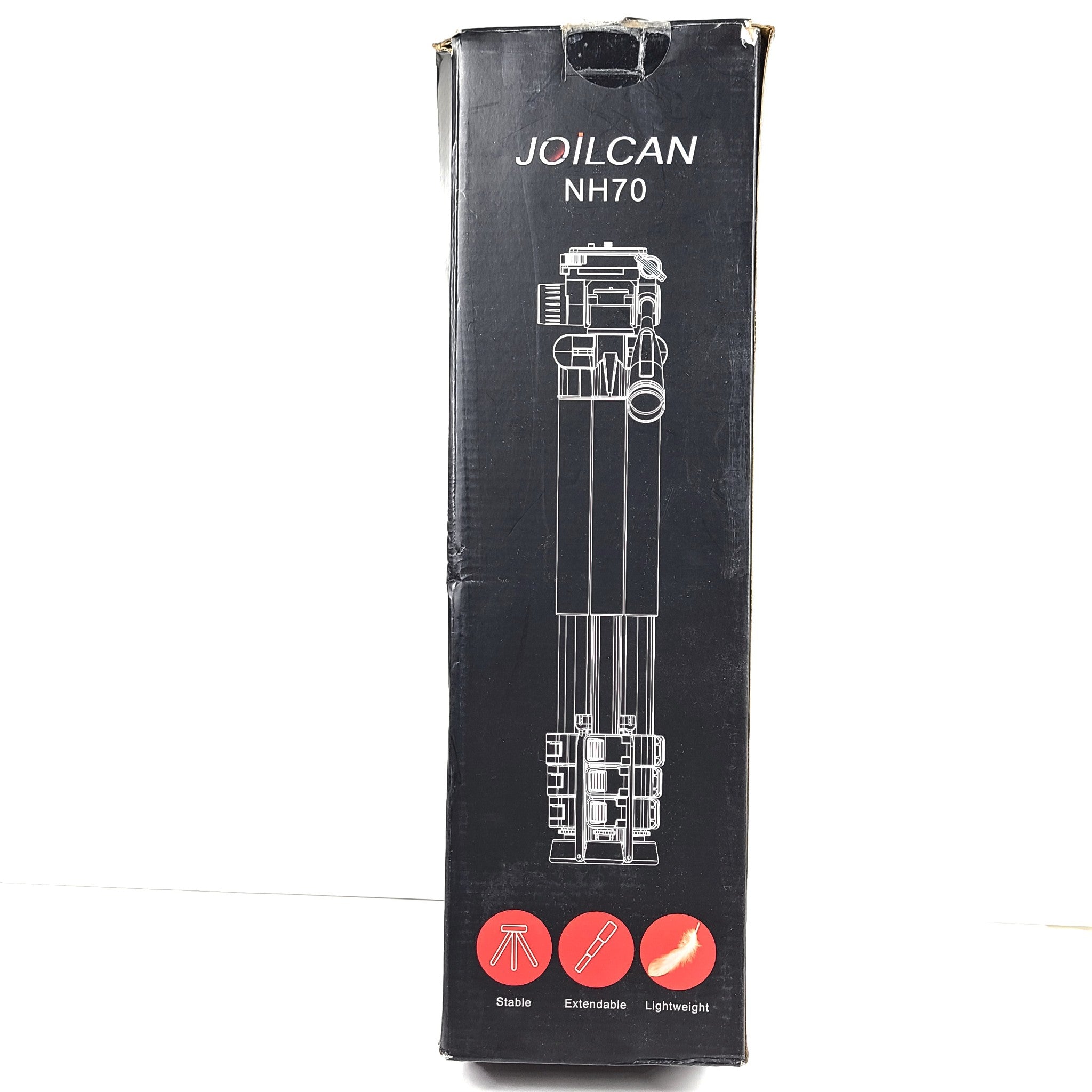 Joilcan NH70 67" Tripod for Camera StandHeavy Duty with Travel Bag - Black