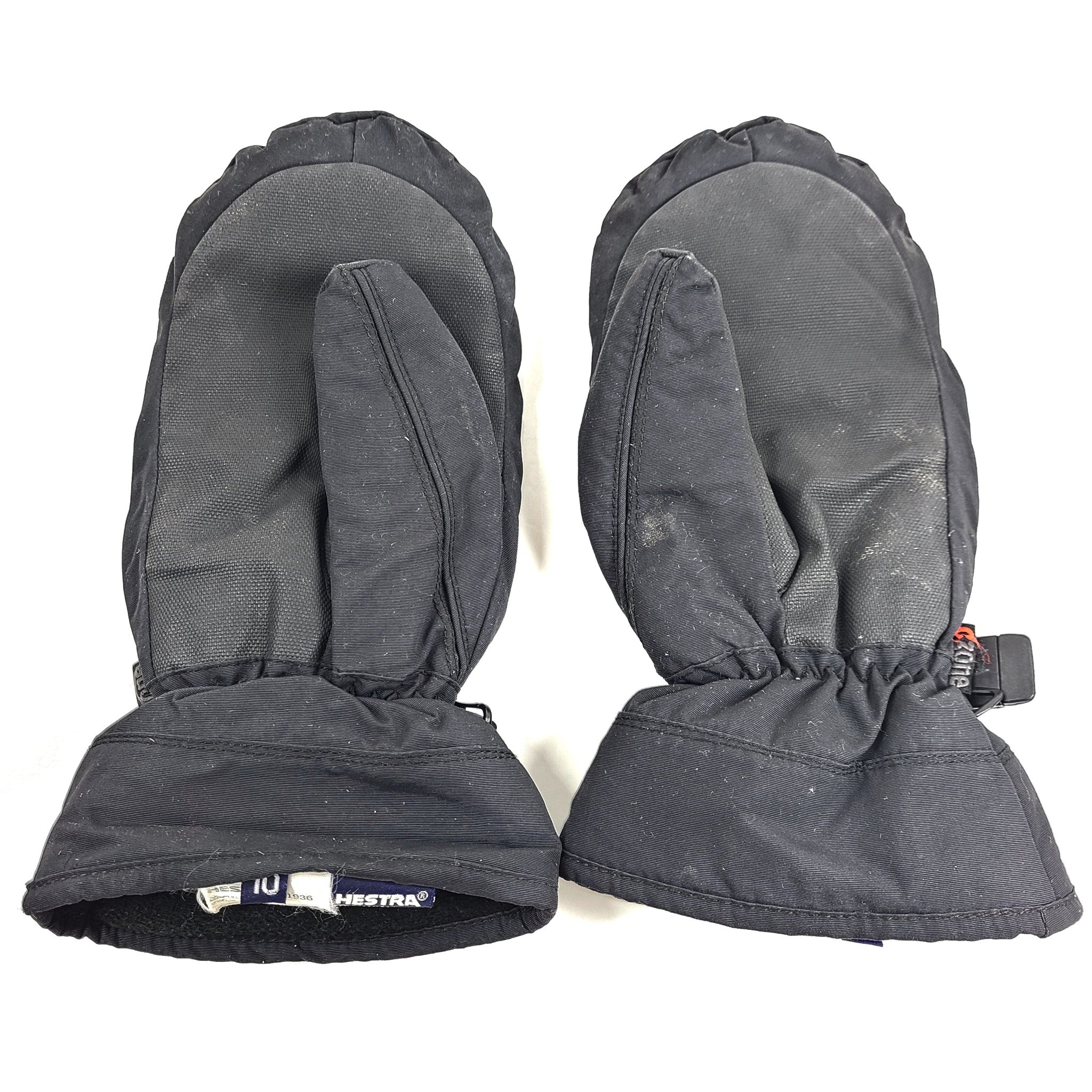 Hestra Men's CZone Mittens Gloves Waterproof Extra Warm Black Sz 10