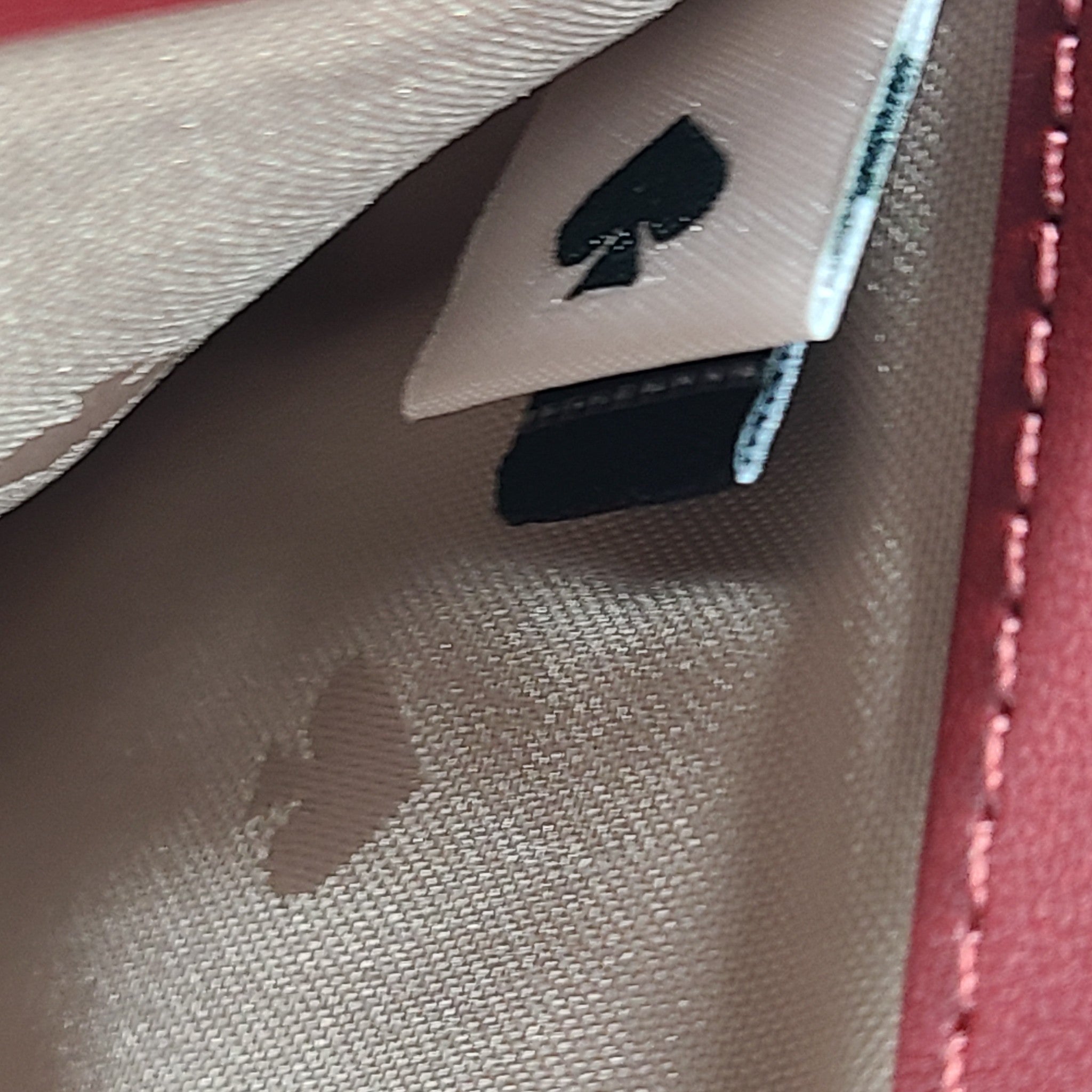 Kate Spade Staci Phone Wallet Wristlet Saffiano Leather Burgundy