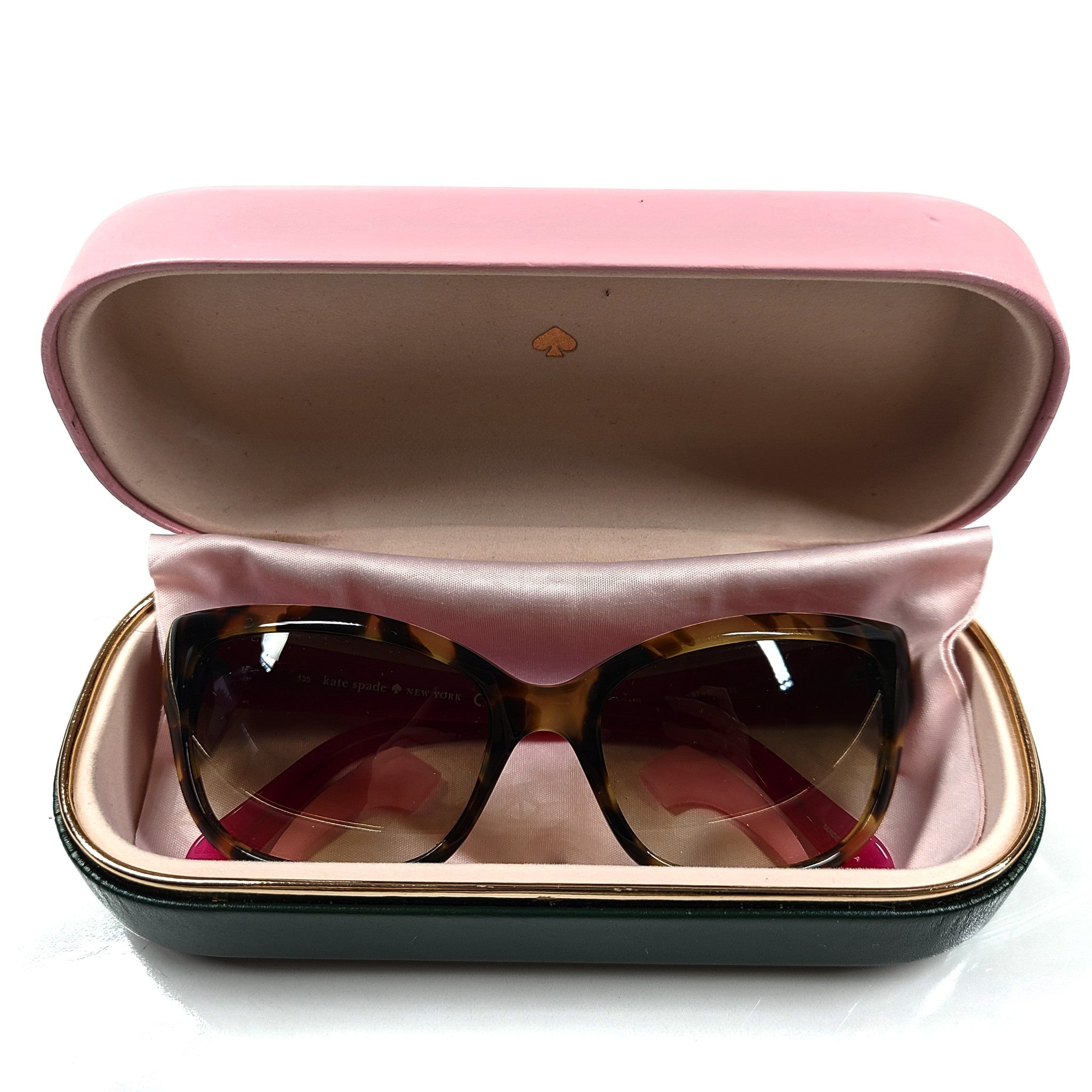 Kate Spade Johanna/S Pillow Sunglasses Camel Tortoise Lens Brown Gradient