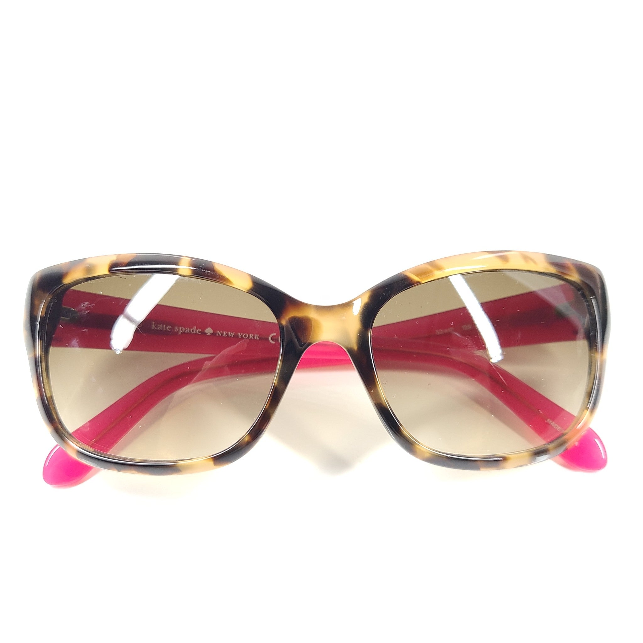 Kate Spade Johanna/S Pillow Sunglasses Camel Tortoise Lens Brown Gradient