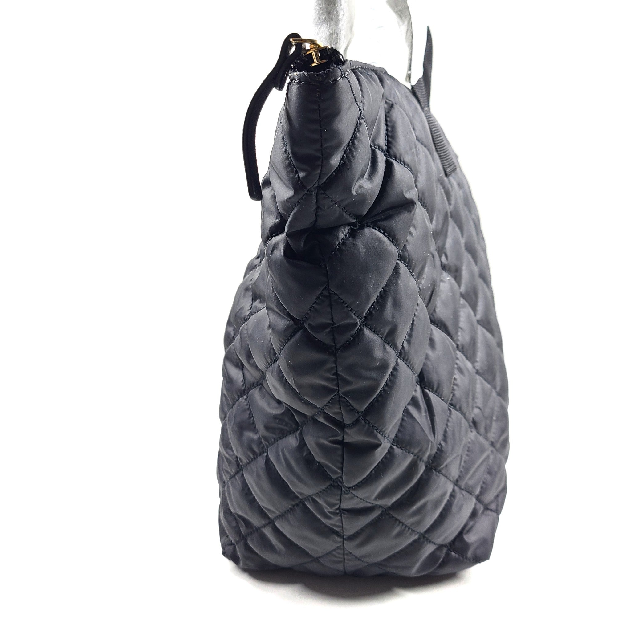 Kate Spade New York Ridge Street Kirby Nylon Tote Bag Quilted Black